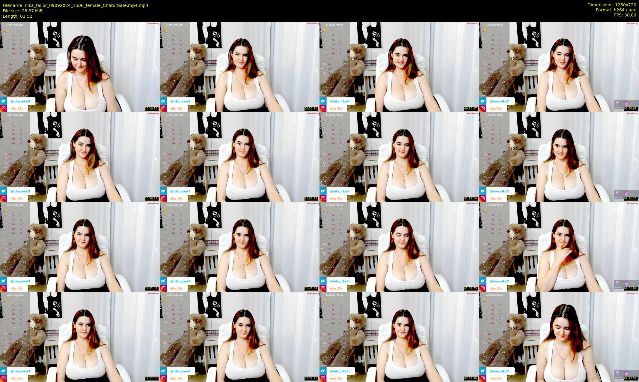 nika_tailor — 3 minute Chaturbate female cam show recording, 720p, Sep 9, 2024