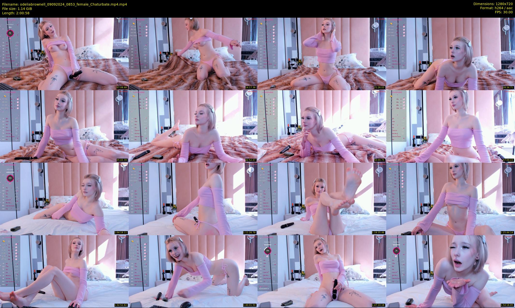 odeliabrownell — 121 minute Chaturbate female cam show recording, 720p, Sep 9, 2024
