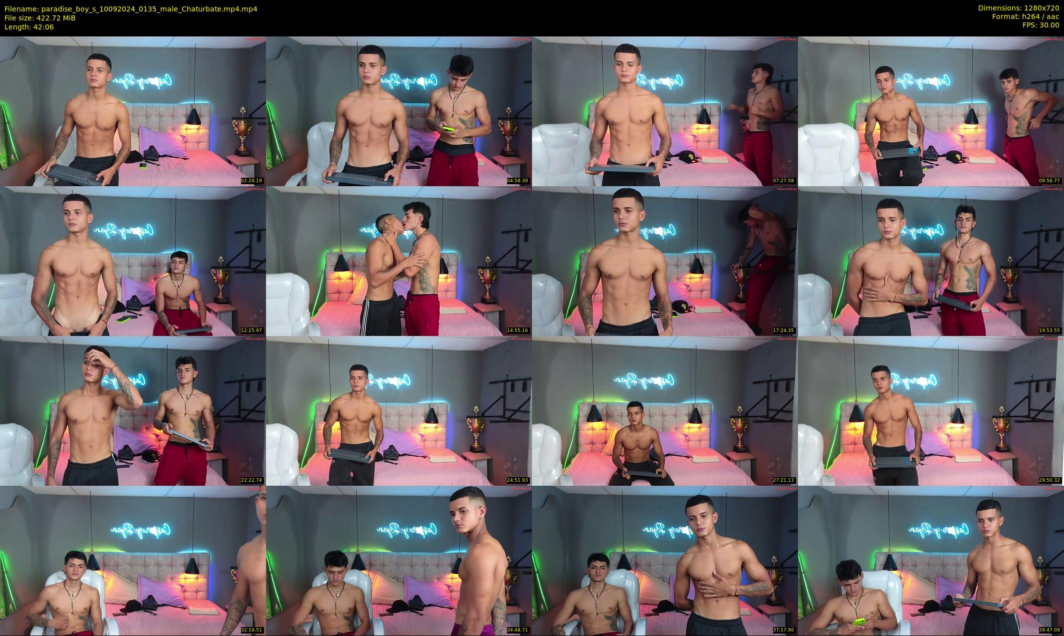 paradise_boy_s — 43 minute Chaturbate male cam show recording, 720p, Sep 10, 2024