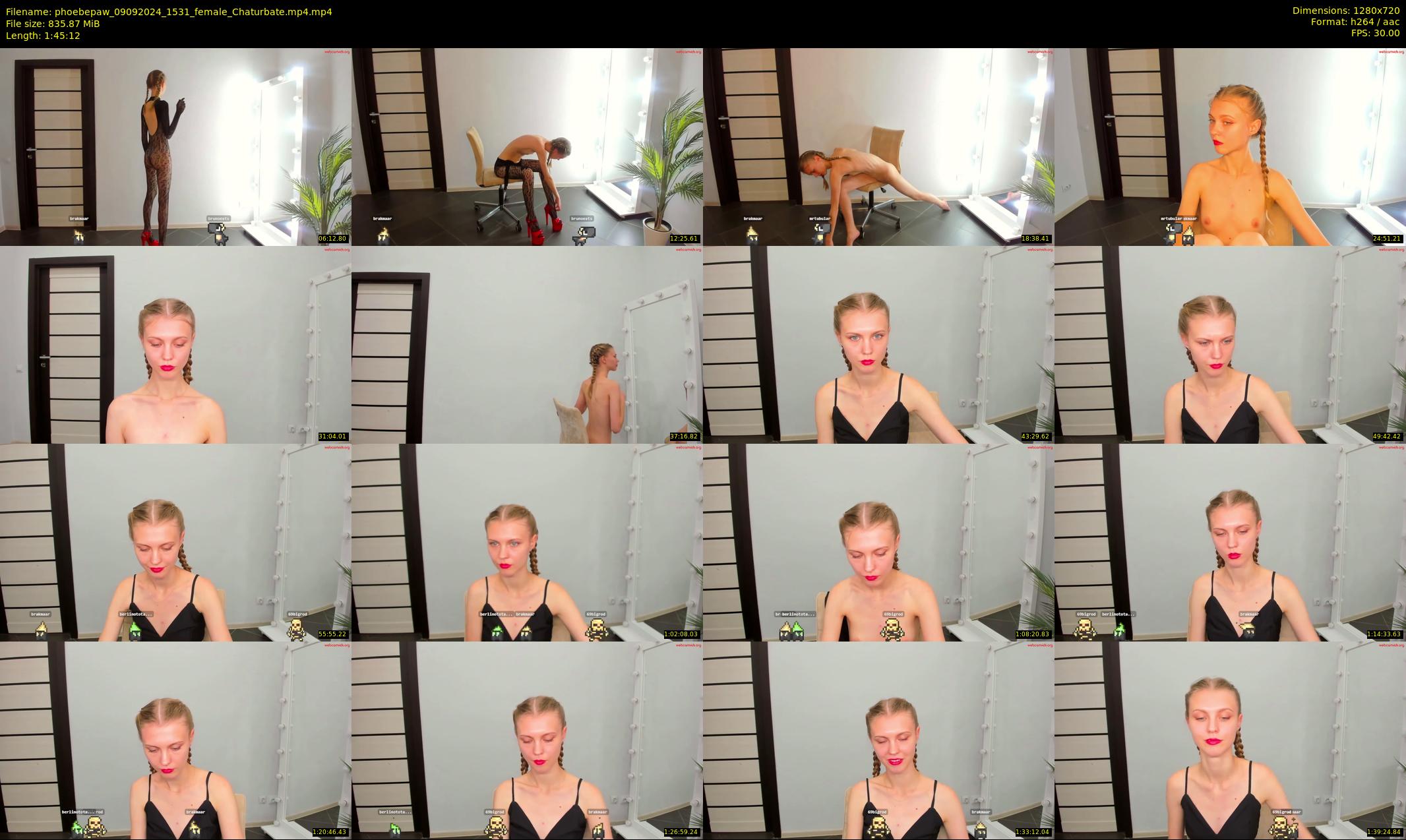 phoebepaw — 106 minute Chaturbate female cam show recording, 720p, Sep 9, 2024