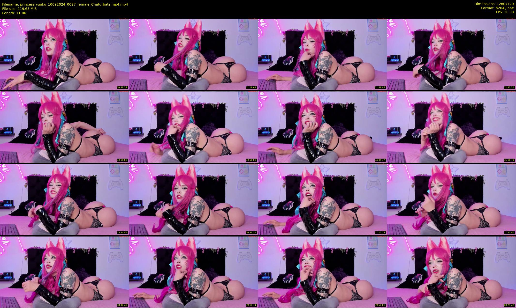 princessryuuko — 12 minute Chaturbate female cam show recording, 720p, Sep 10, 2024