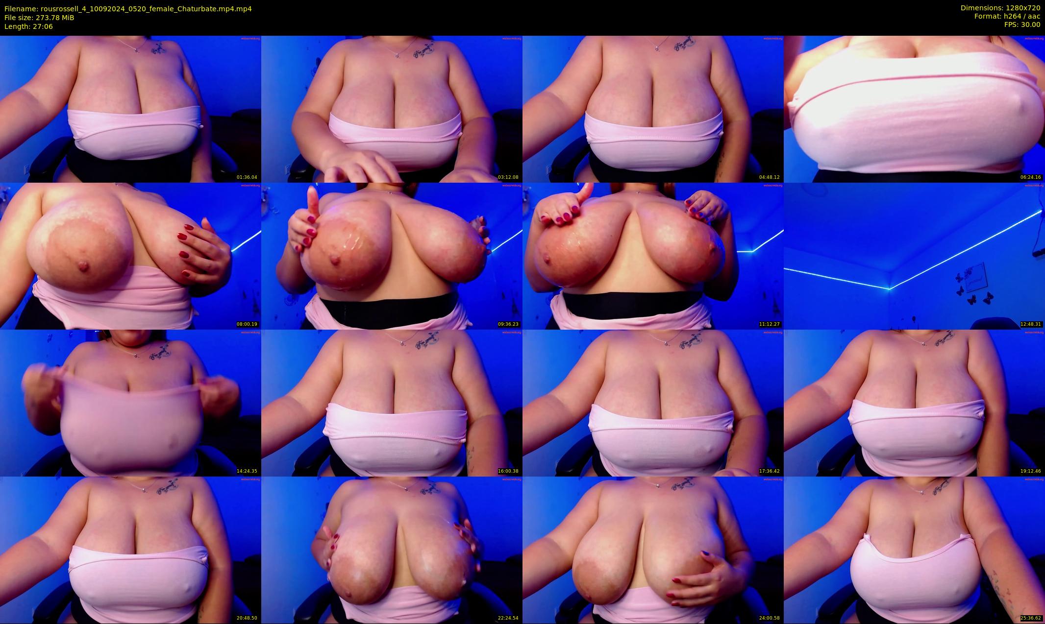 rousrossell_4 — 28 minute Chaturbate female cam show recording, 720p, Sep 10, 2024