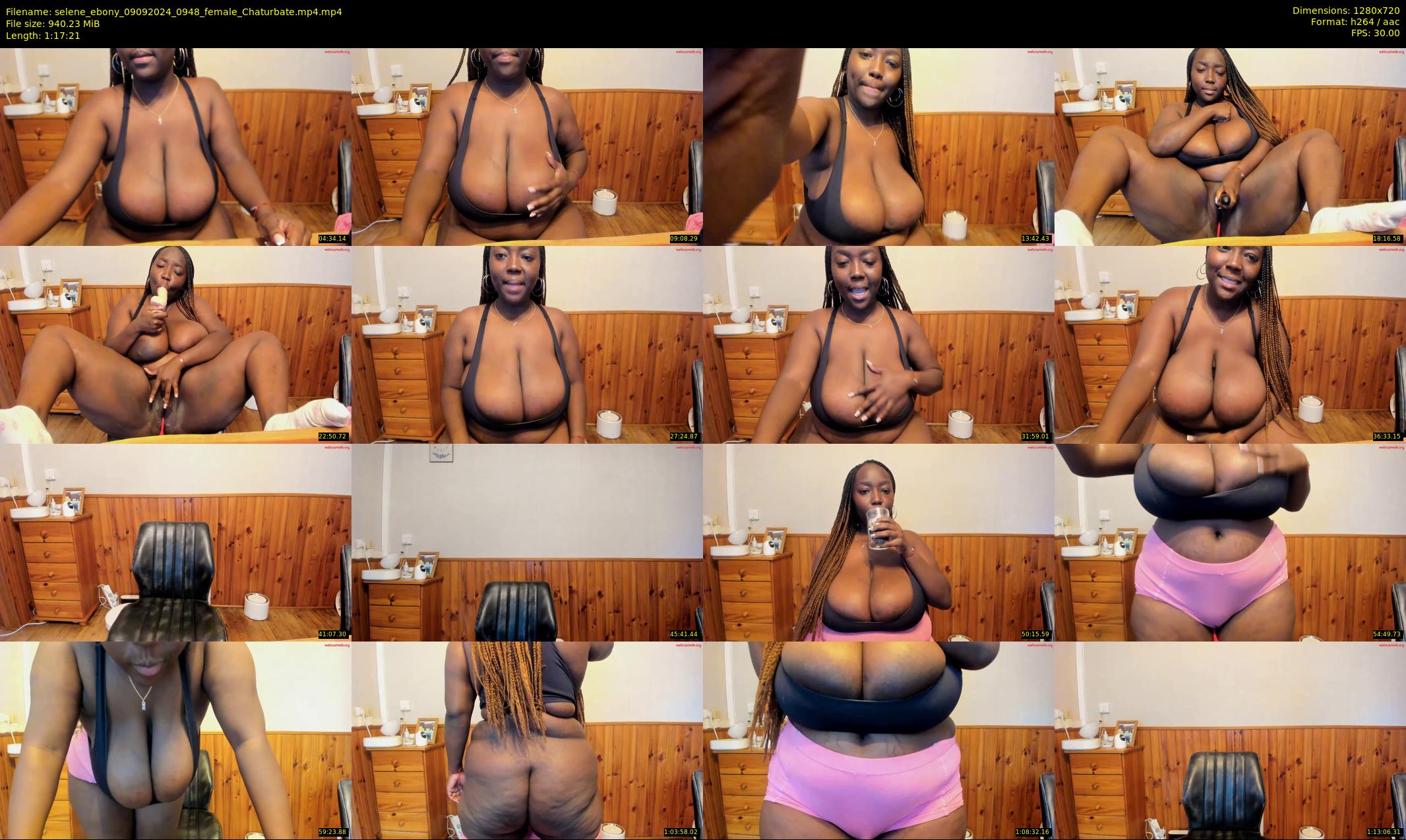 selene_ebony — 78 minute Chaturbate female cam show recording, 720p, Sep 9, 2024