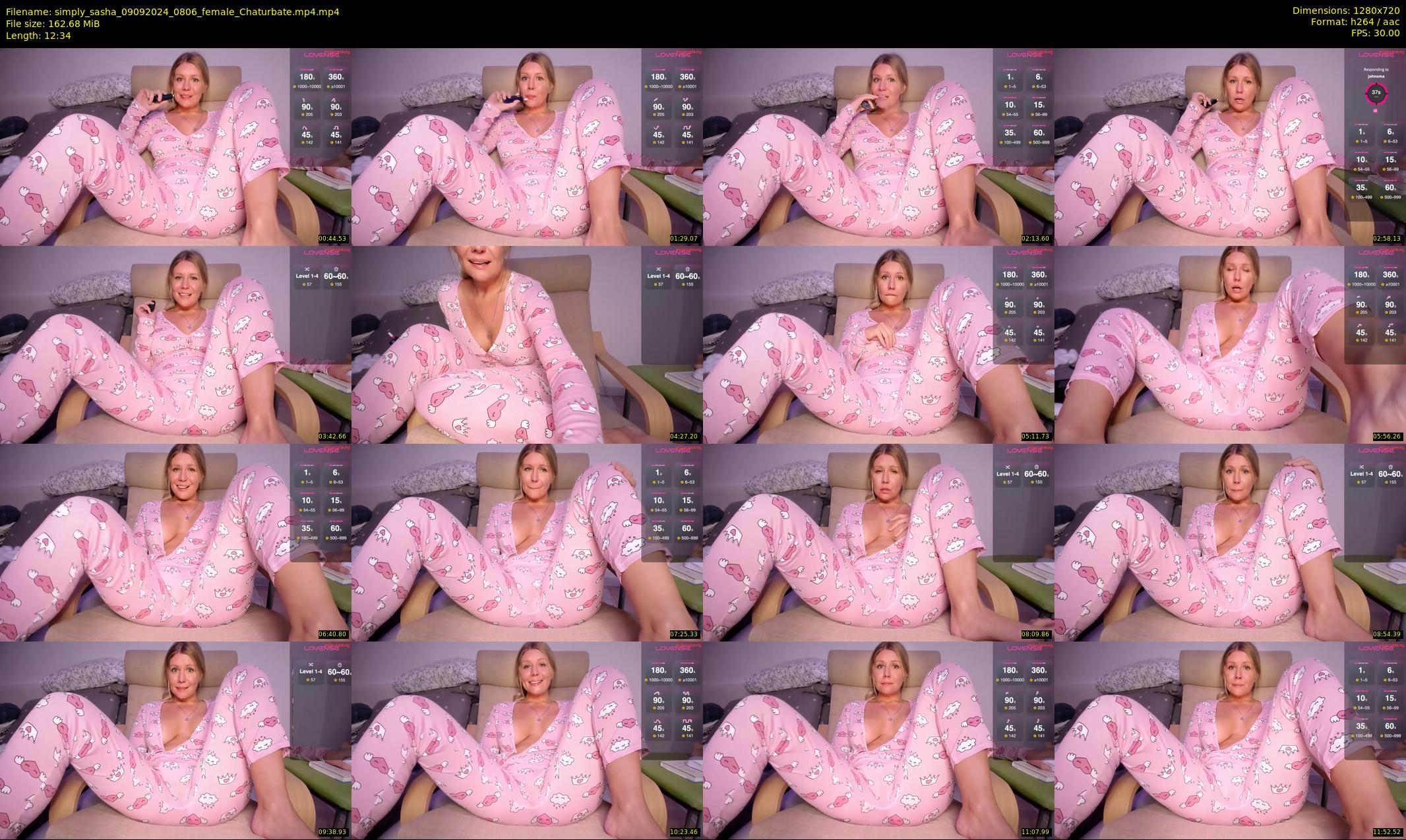 simply_sasha — 13 minute Chaturbate female cam show recording, 720p, Sep 9, 2024