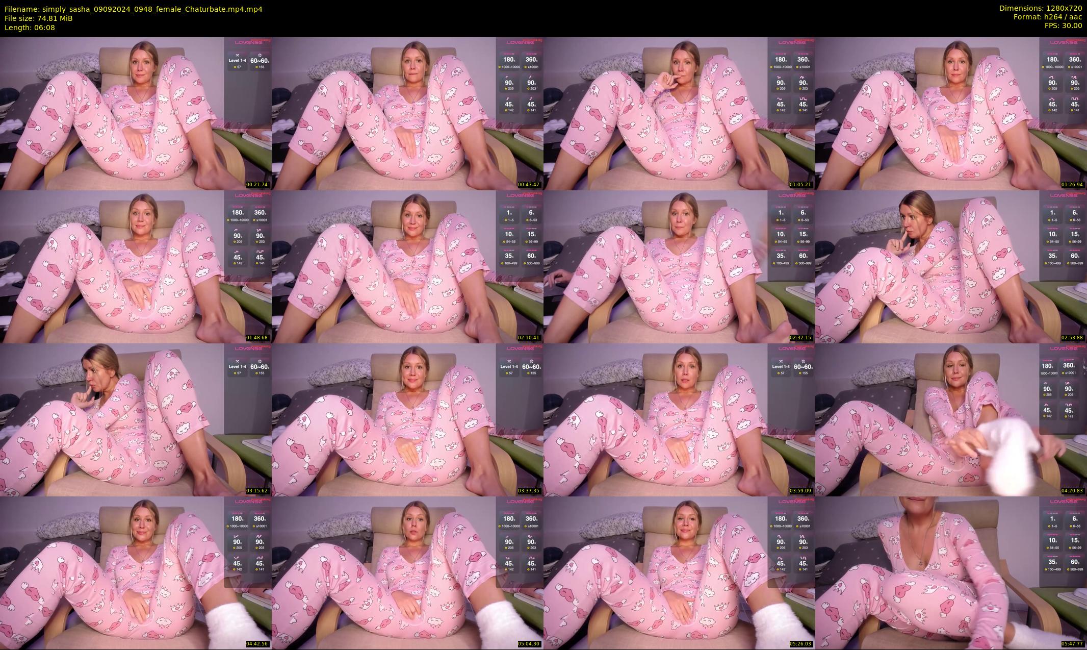 simply_sasha — 7 minute Chaturbate female cam show recording, 720p, Sep 9, 2024