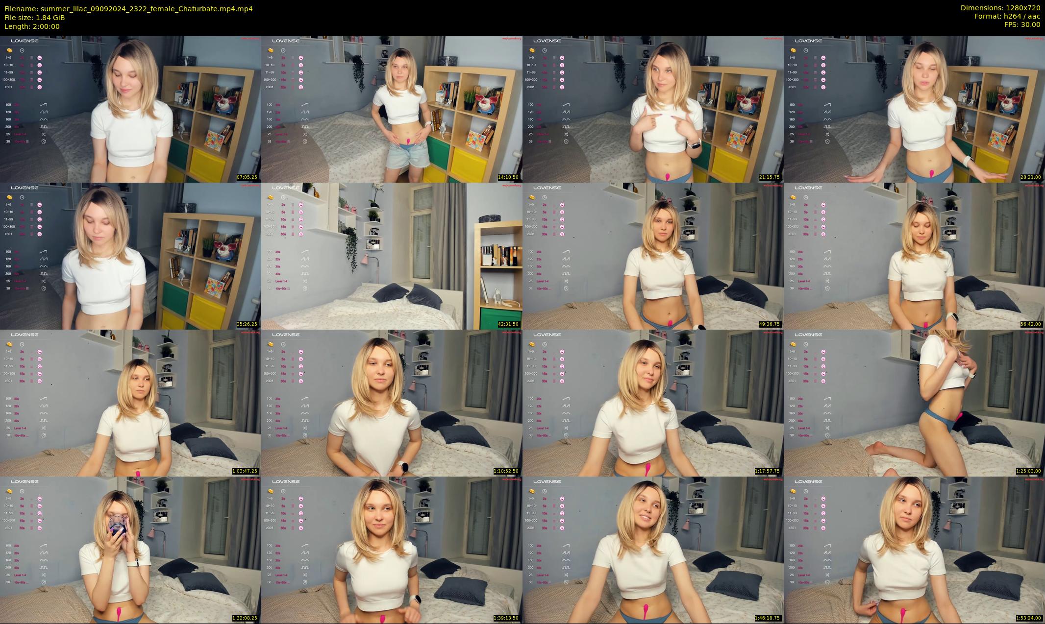 summer_lilac — 120 minute Chaturbate female cam show recording, 720p, Sep 9, 2024