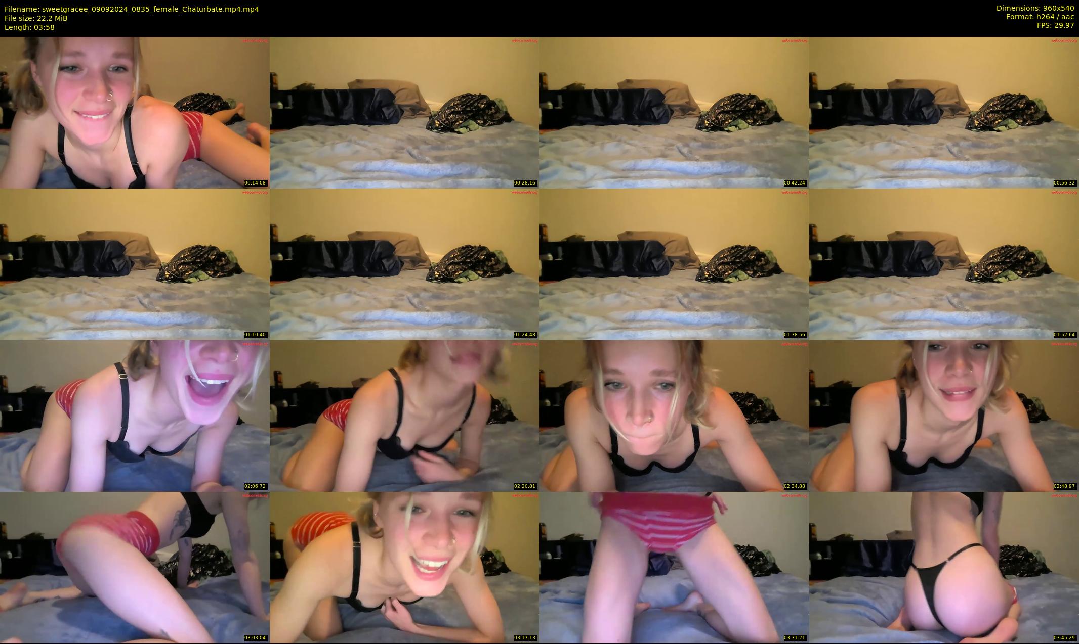 sweetgracee — 4 minute Chaturbate female cam show recording, 480p, Sep 9, 2024