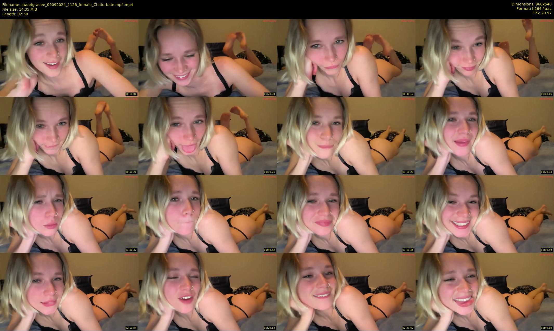 sweetgracee — 3 minute Chaturbate female cam show recording, 480p, Sep 9, 2024