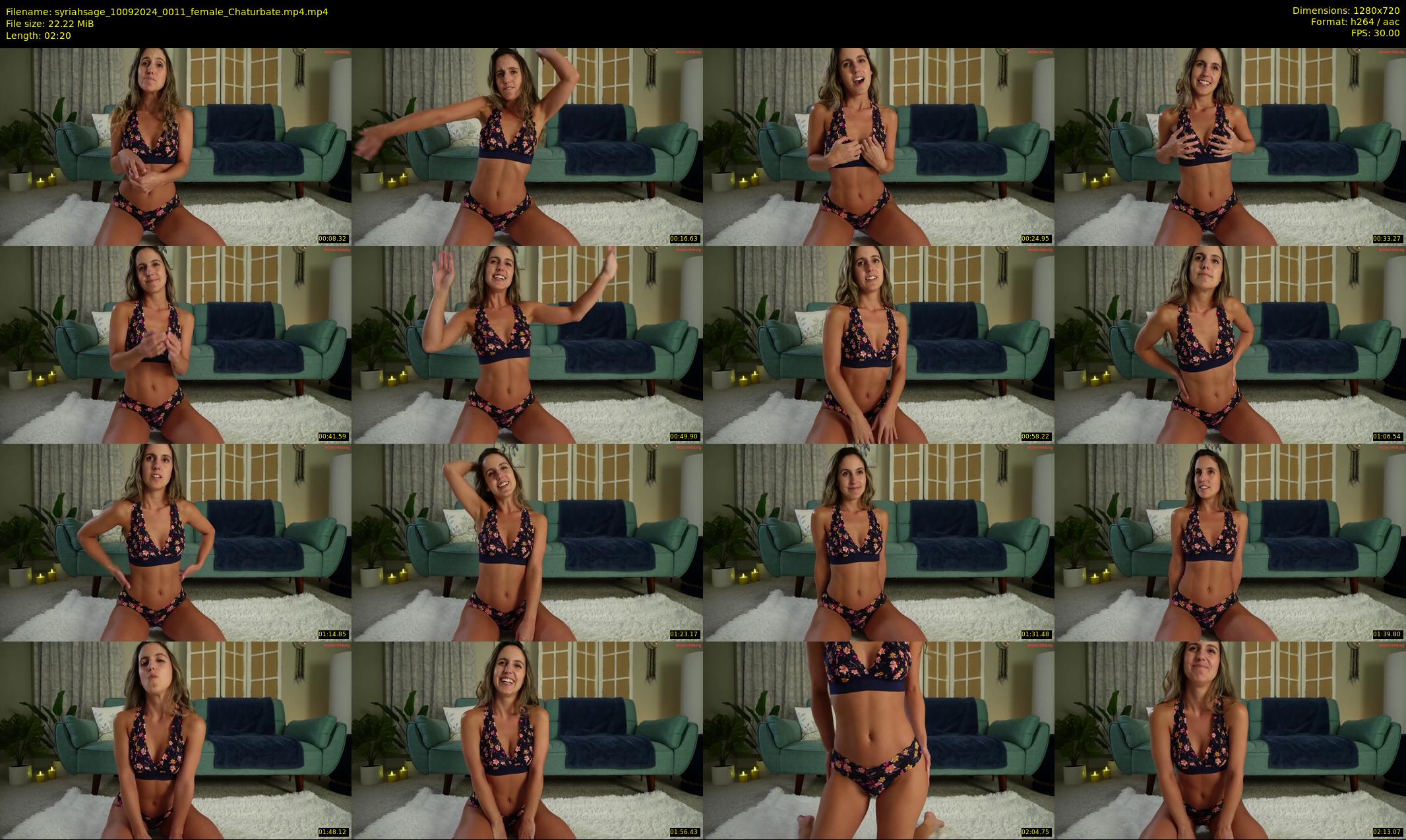 syriahsage — 3 minute Chaturbate female cam show recording, 720p, Sep 10, 2024