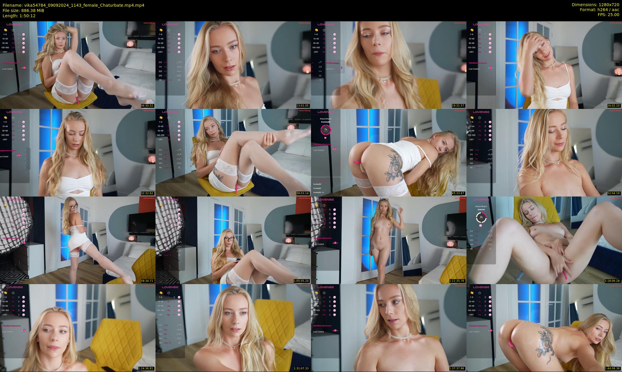 vika54784 — 111 minute Chaturbate female cam show recording, 720p, Sep 9, 2024