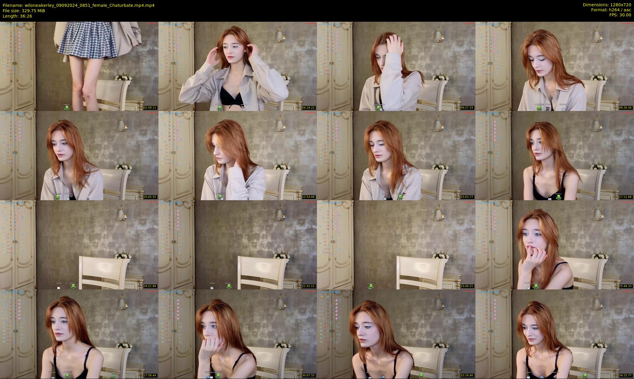 wiloneakerley — 37 minute Chaturbate female cam show recording, 720p, Sep 9, 2024
