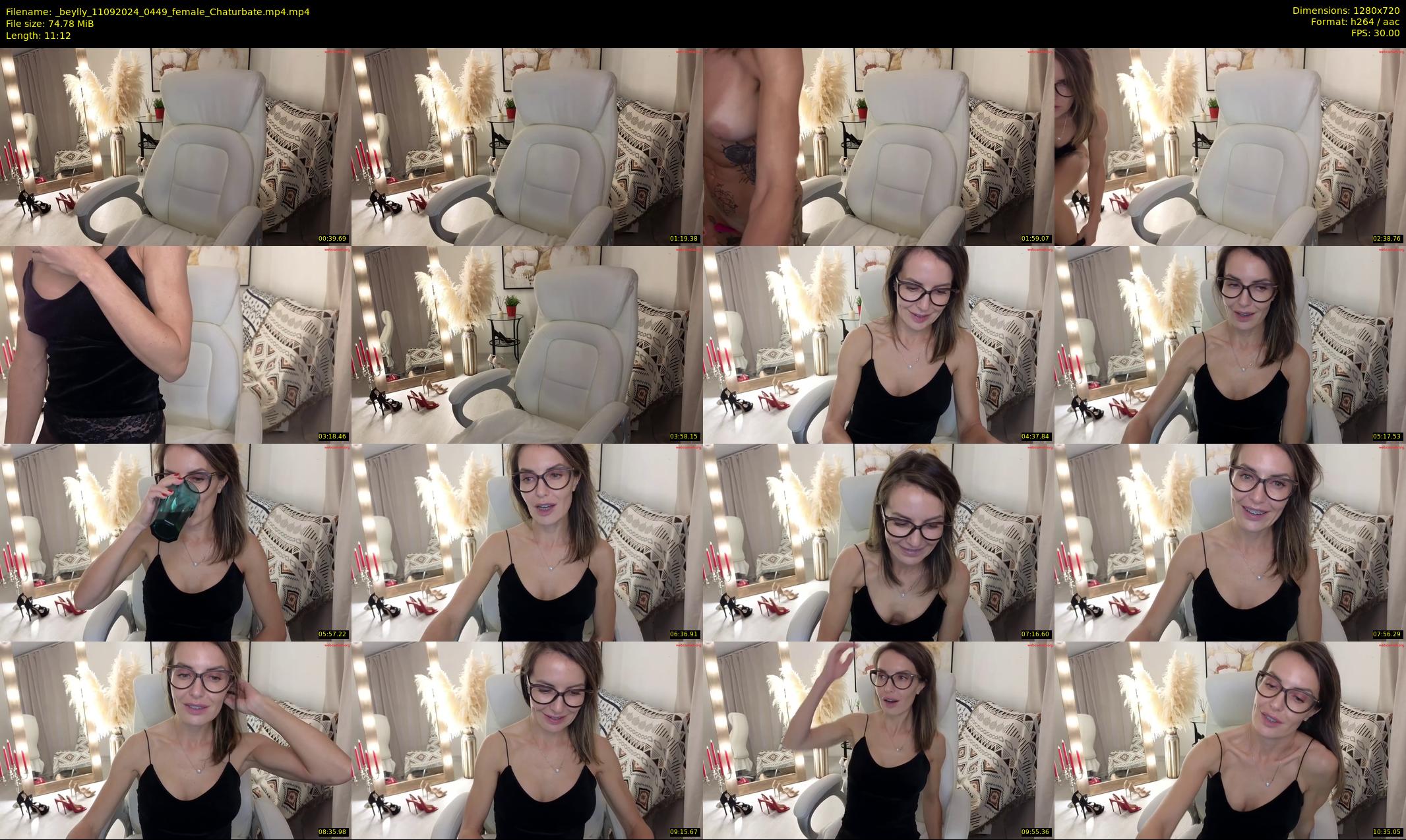 _beylly — 12 minute Chaturbate female cam show recording, 720p, Sep 11, 2024