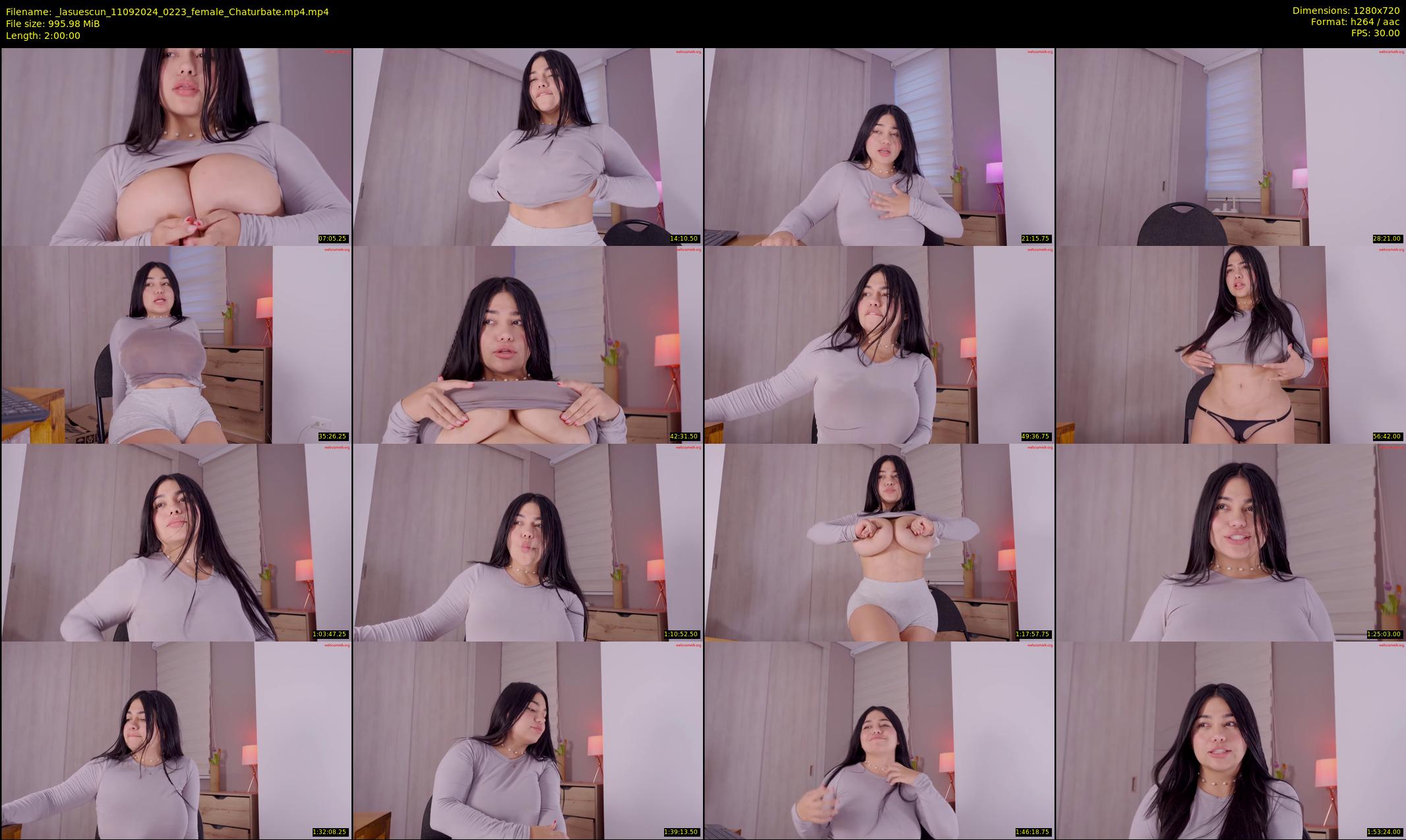 _lasuescun — 120 minute Chaturbate female cam show recording, 720p, Sep 11, 2024