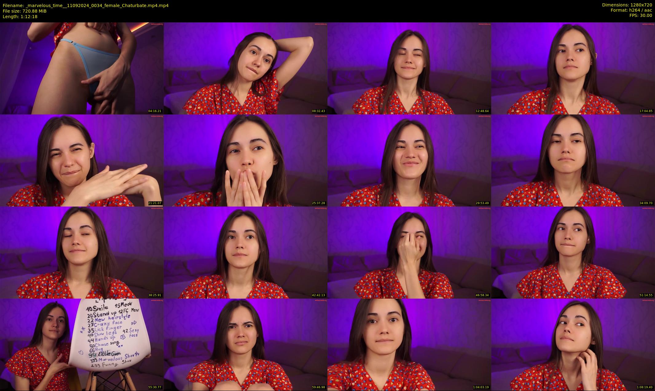 _marvelous_time_ — 73 minute Chaturbate female cam show recording, 720p, Sep 11, 2024