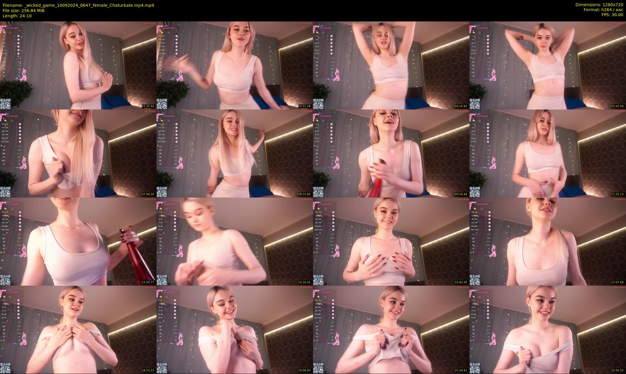 _wicked_game — 25 minute Chaturbate female cam show recording, 720p, Sep 10, 2024