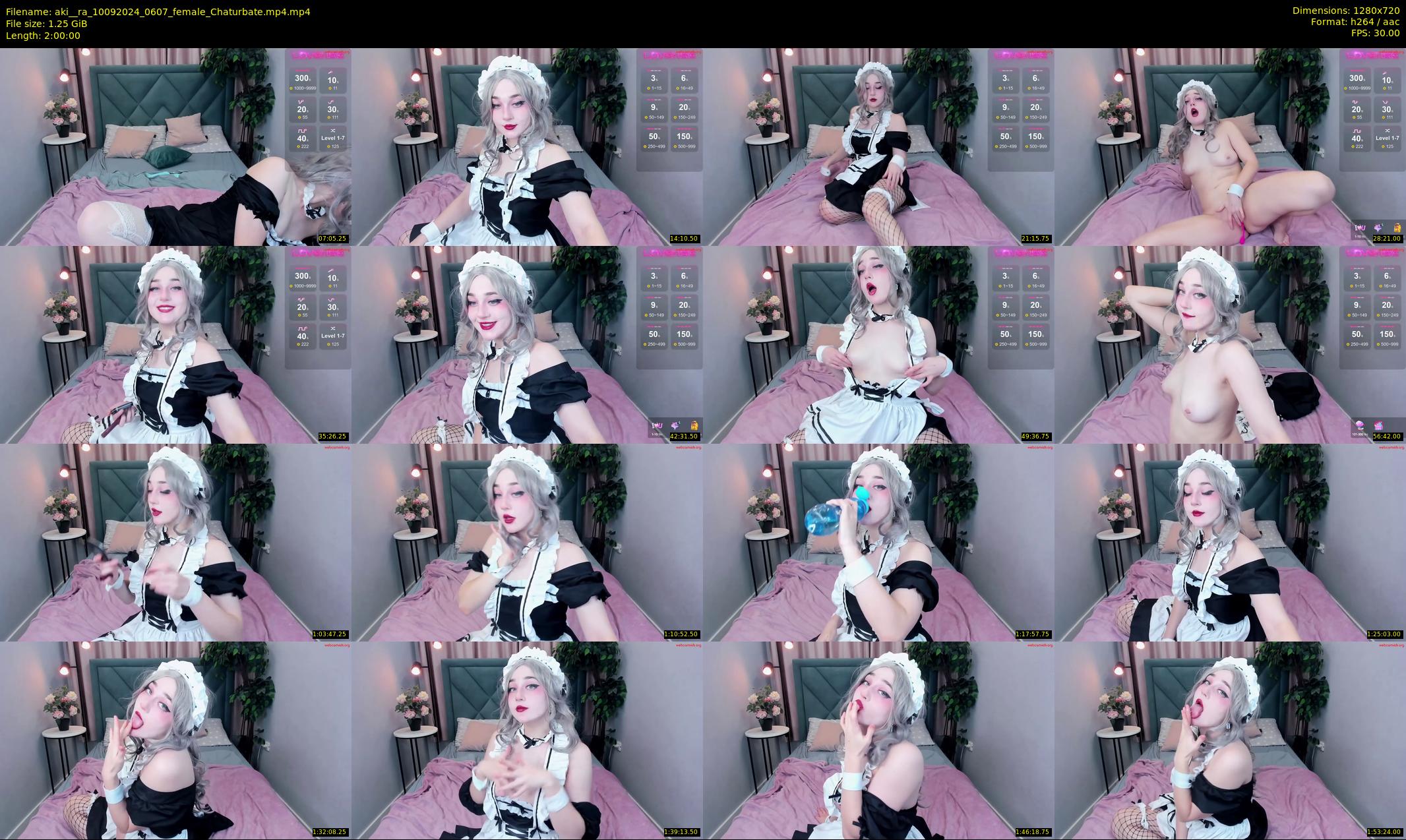 aki__ra — 120 minute Chaturbate female cam show recording, 720p, Sep 10, 2024