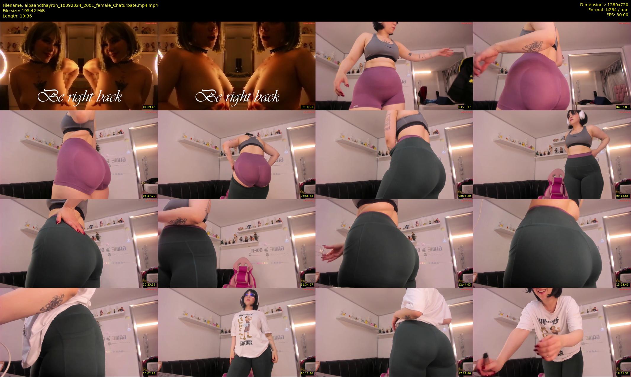 albaandthayron — 20 minute Chaturbate couple cam show recording, 720p, Sep 10, 2024