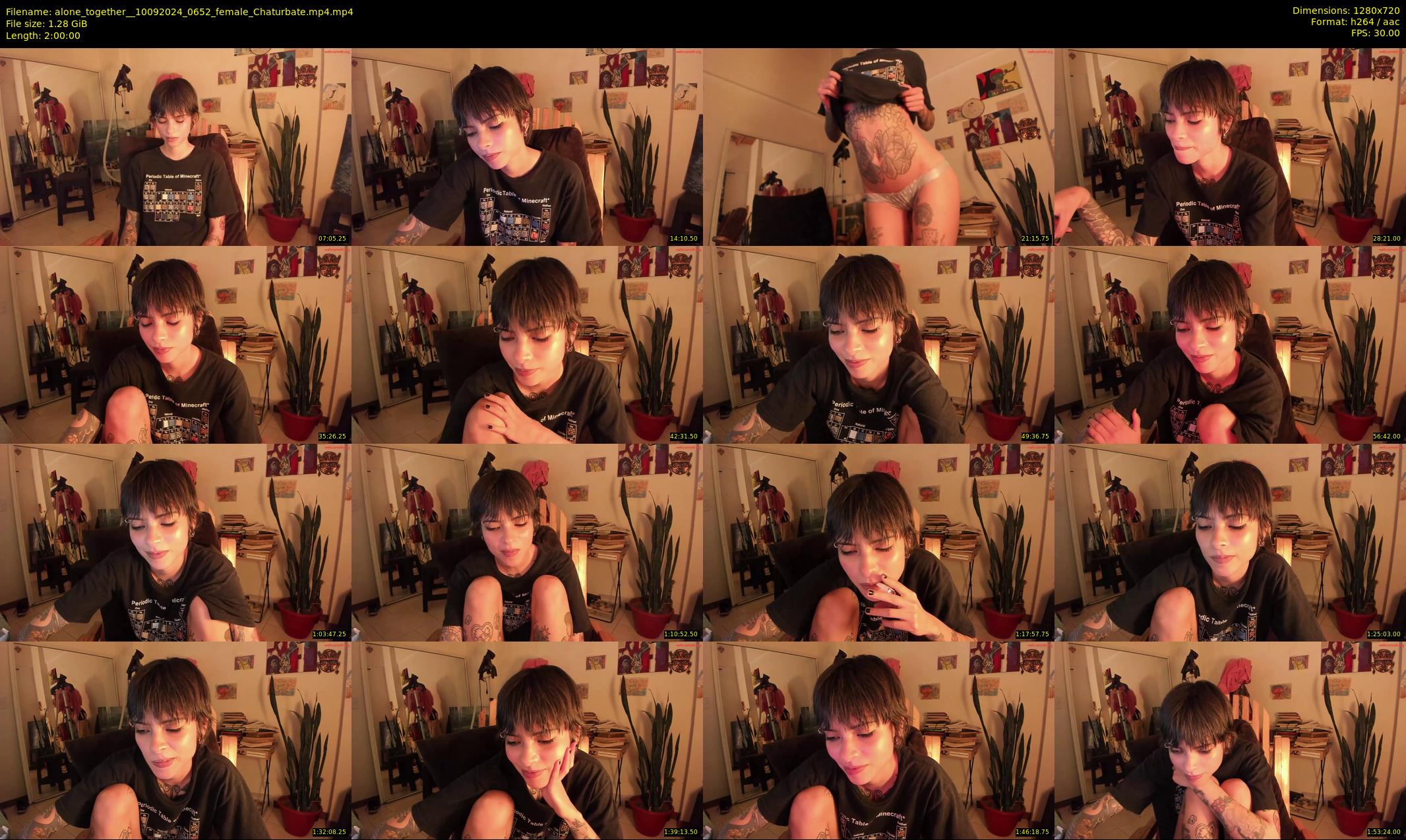alone_together_ — 120 minute Chaturbate female cam show recording, 720p, Sep 10, 2024