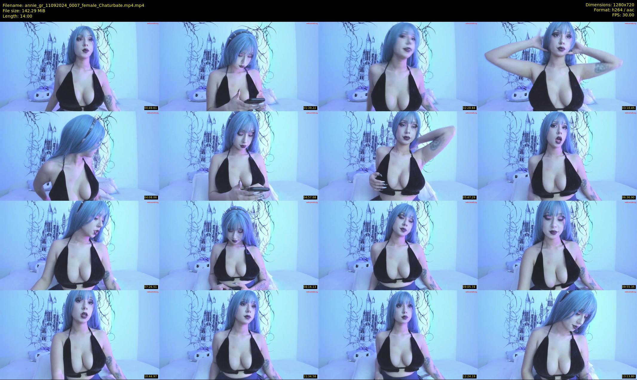 annie_gr — 14 minute Chaturbate female cam show recording, 720p, Sep 11, 2024