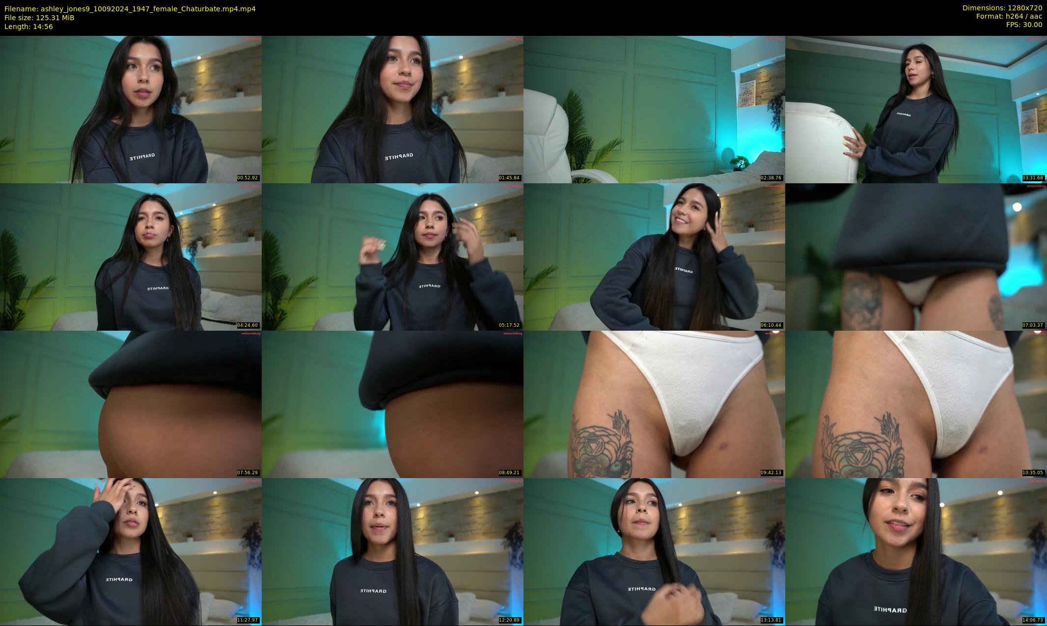 ashley_jones9 — 15 minute Chaturbate female cam show recording, 720p, Sep 10, 2024