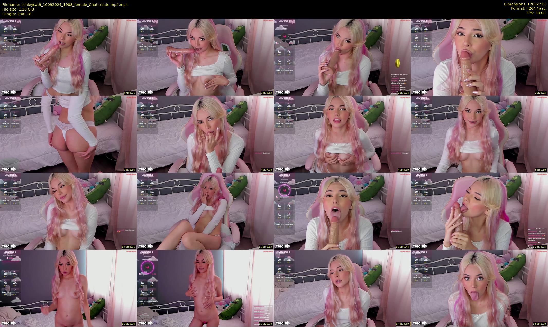 ashleycat9 — 121 minute Chaturbate female cam show recording, 720p, Sep 10, 2024