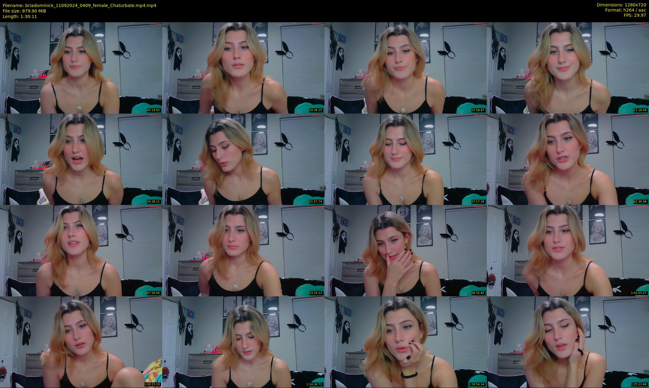 briadominick — 91 minute Chaturbate couple cam show recording, 720p, Sep 11, 2024