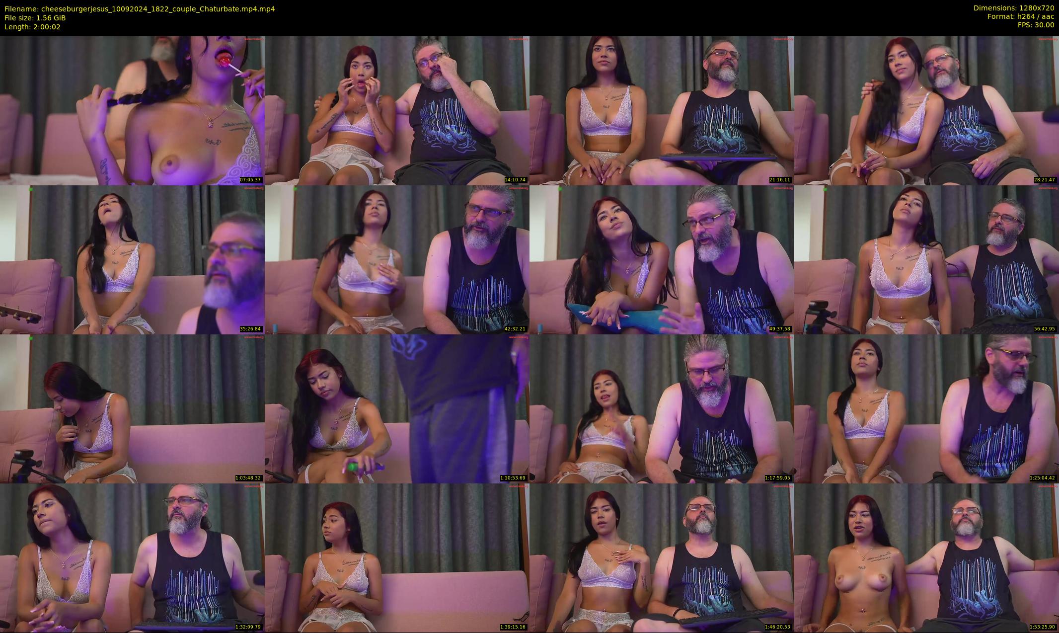 cheeseburgerjesus — 121 minute Chaturbate couple cam show recording, 720p, Sep 10, 2024