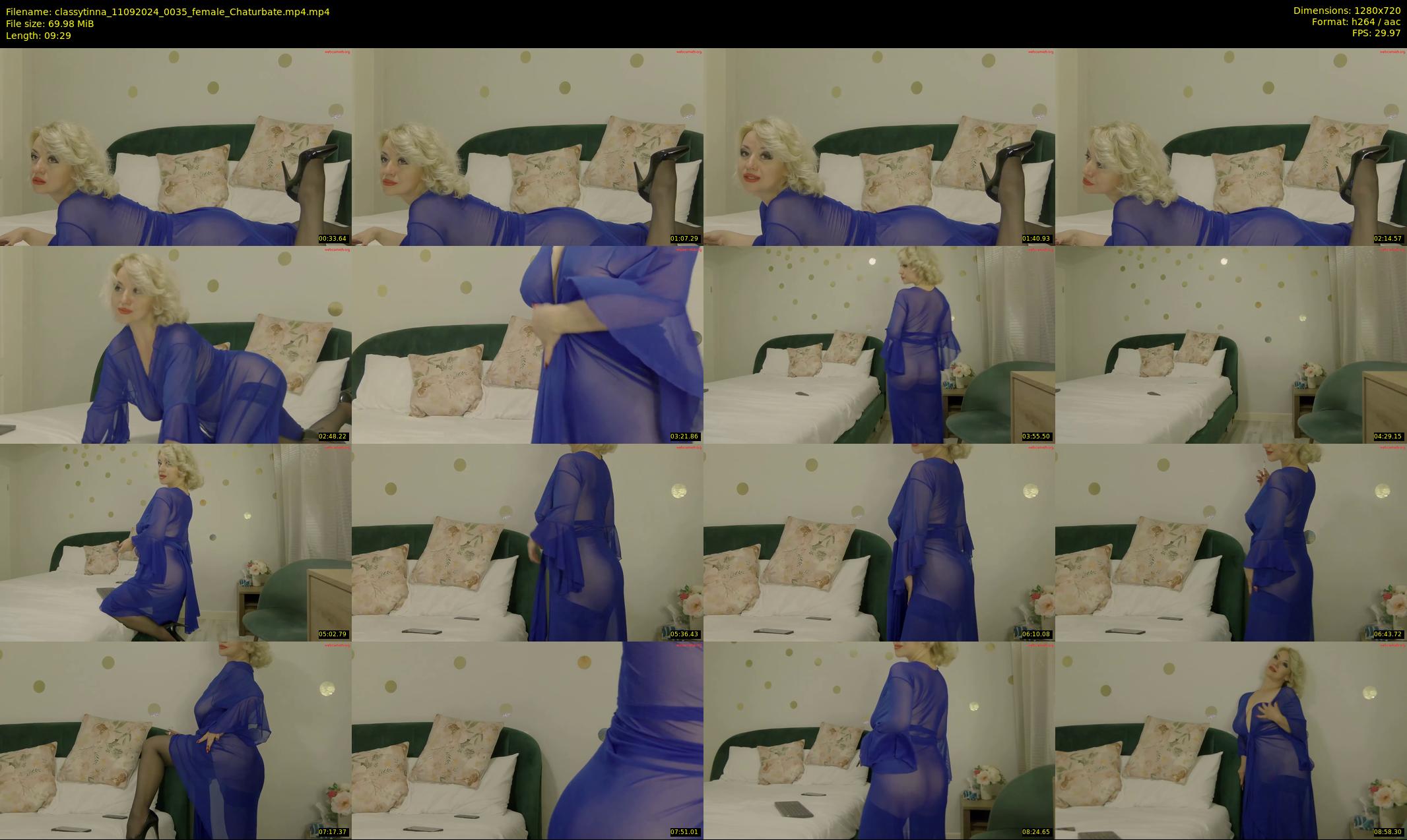 classytinna — 10 minute Chaturbate female cam show recording, 720p, Sep 11, 2024