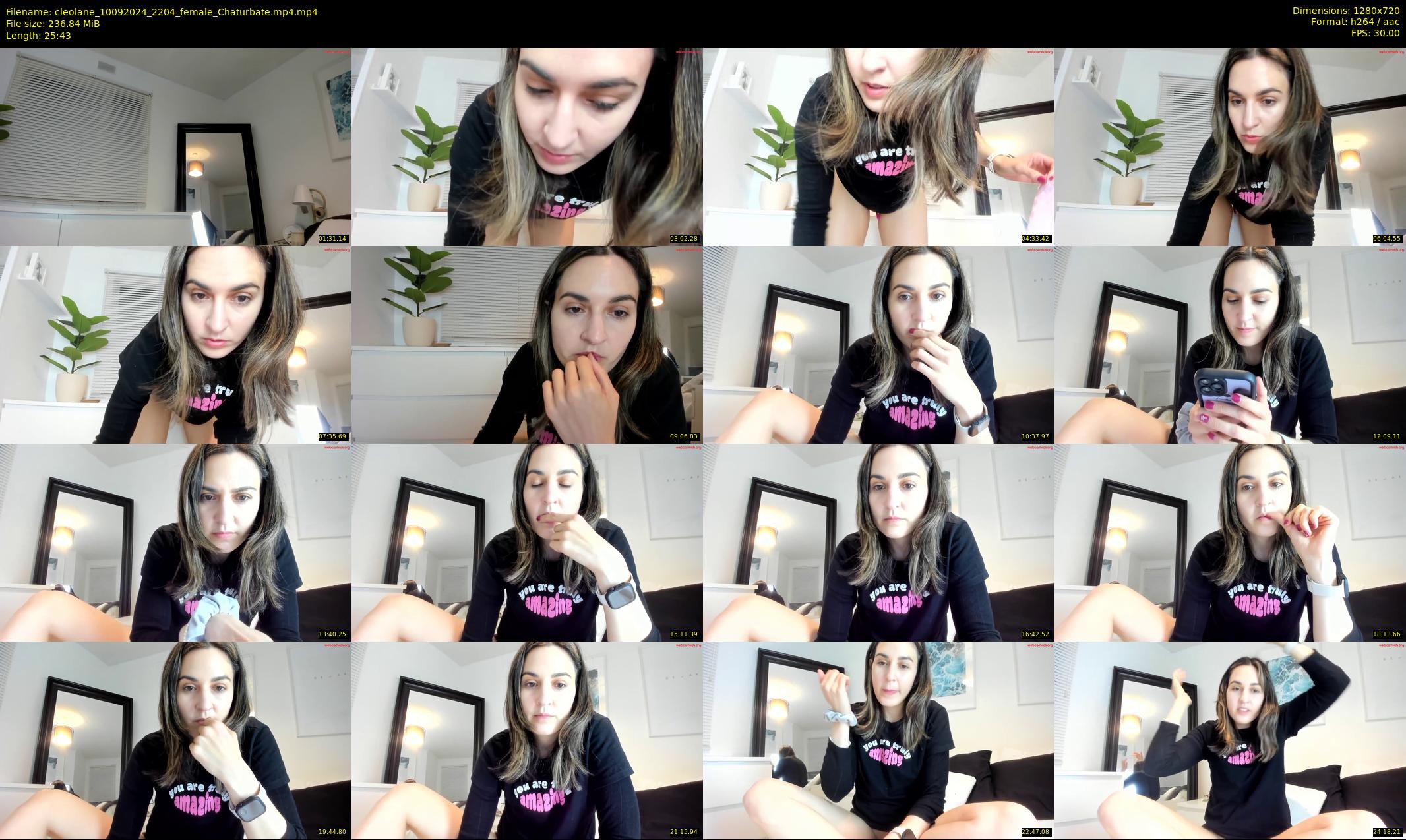 cleolane — 26 minute Chaturbate female cam show recording, 720p, Sep 10, 2024