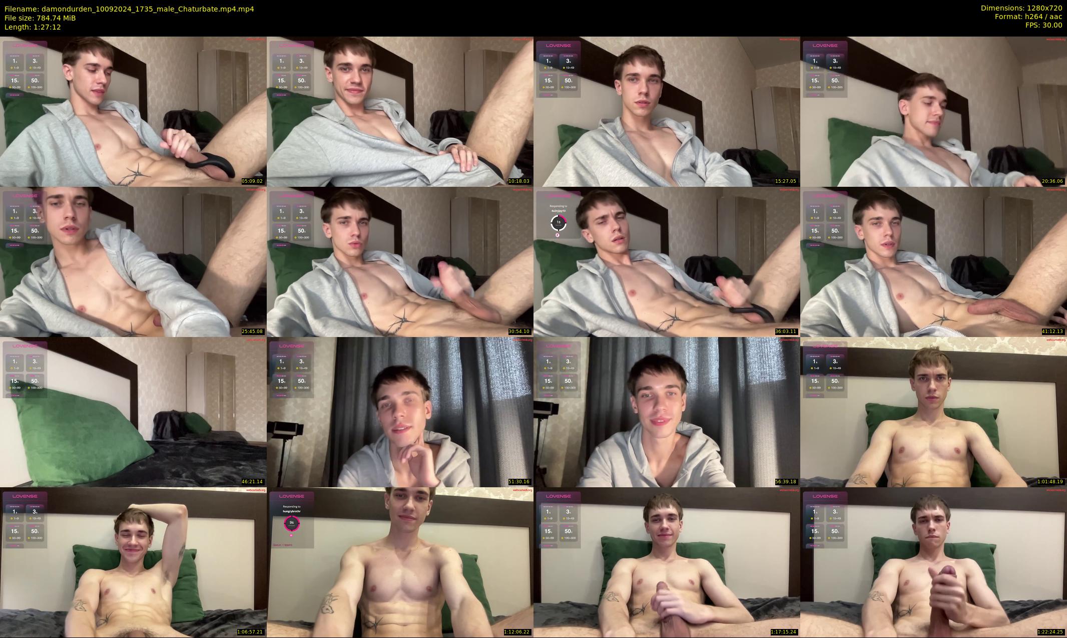 damondurden — 88 minute Chaturbate male cam show recording, 720p, Sep 10, 2024