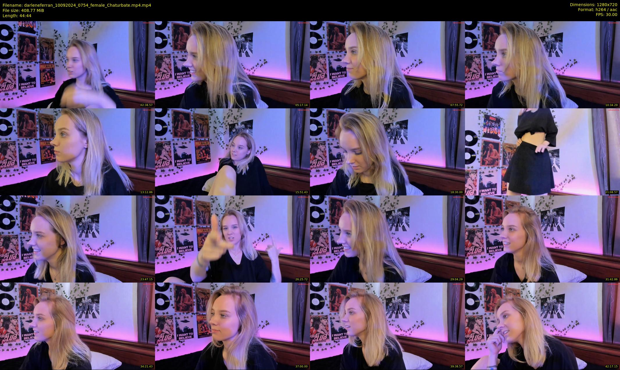 darleneferran — 45 minute Chaturbate female cam show recording, 720p, Sep 10, 2024