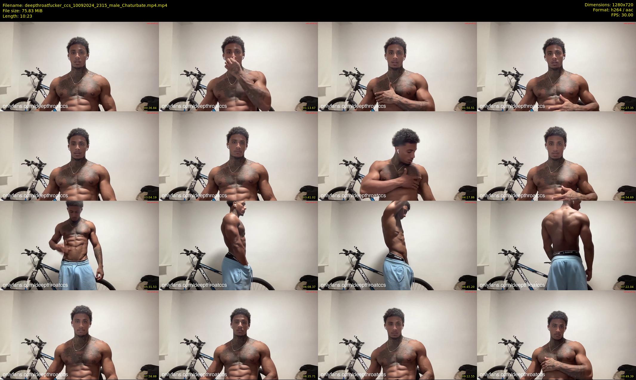 deepthroatfucker_ccs — 11 minute Chaturbate male cam show recording, 720p, Sep 10, 2024