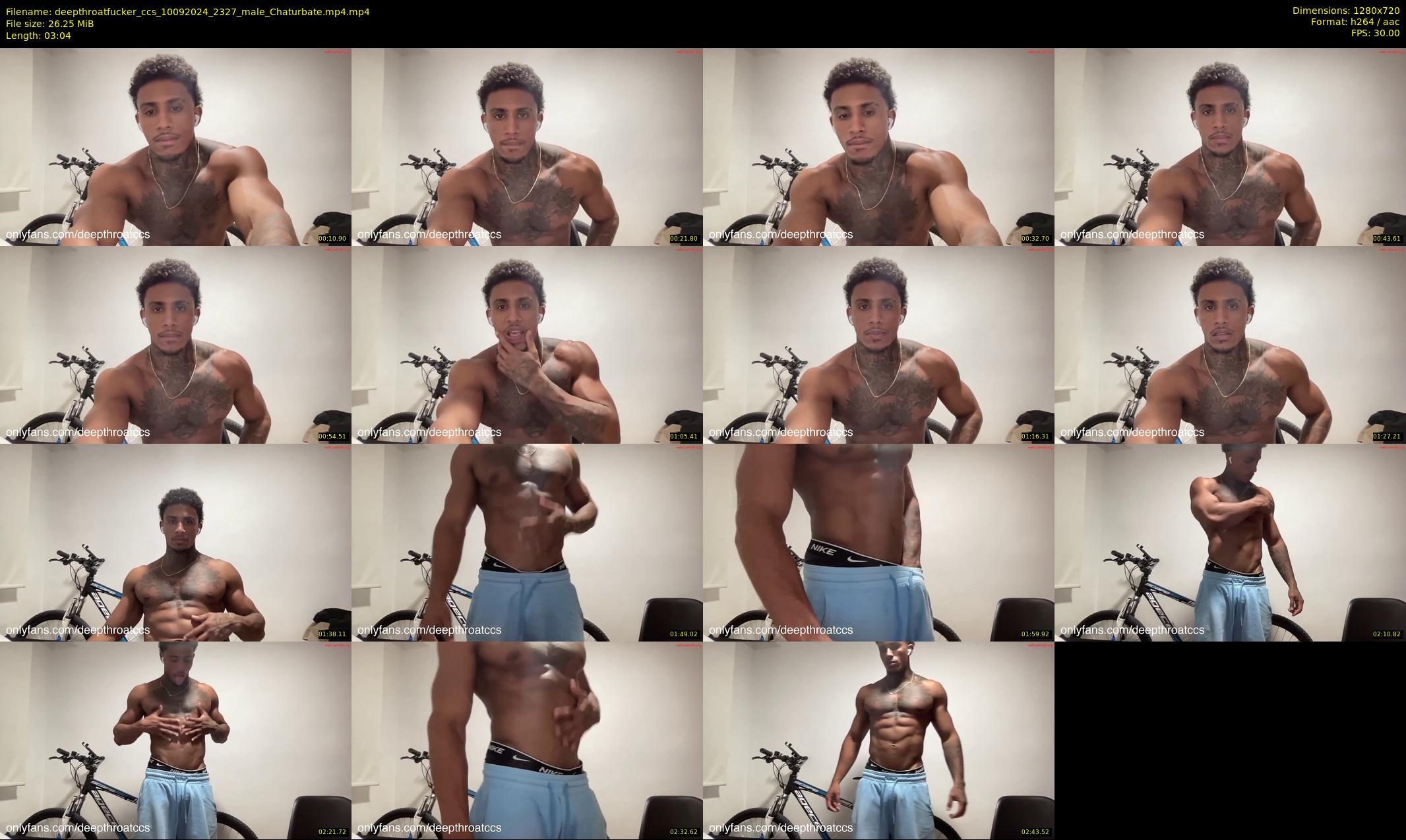 deepthroatfucker_ccs — 4 minute Chaturbate male cam show recording, 720p, Sep 10, 2024