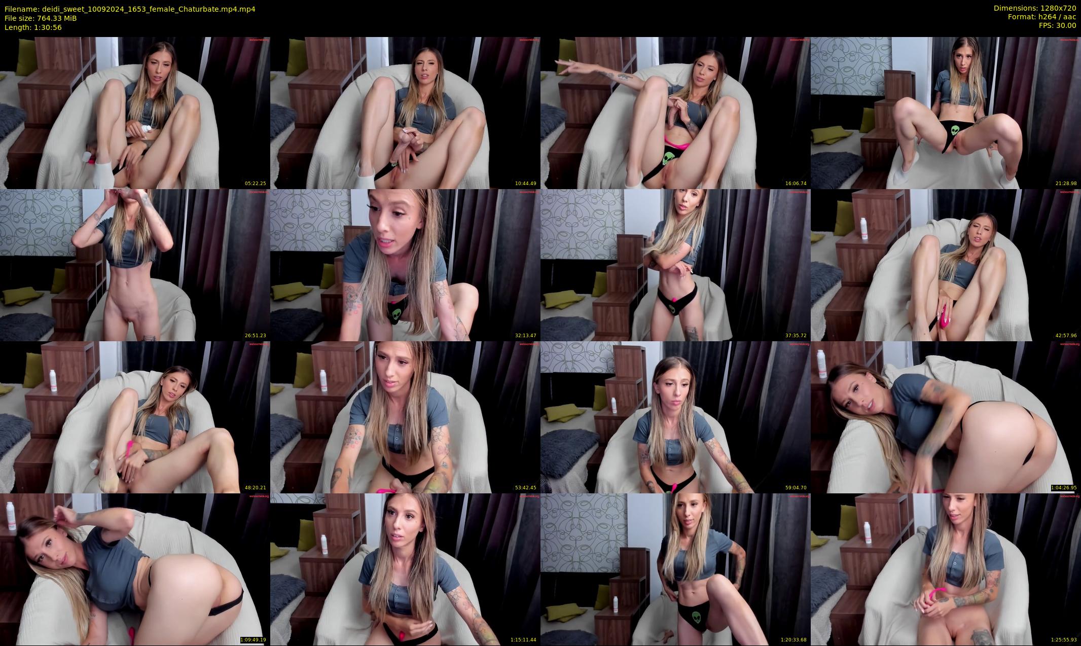 deidi_sweet — 91 minute Chaturbate female cam show recording, 720p, Sep 10, 2024