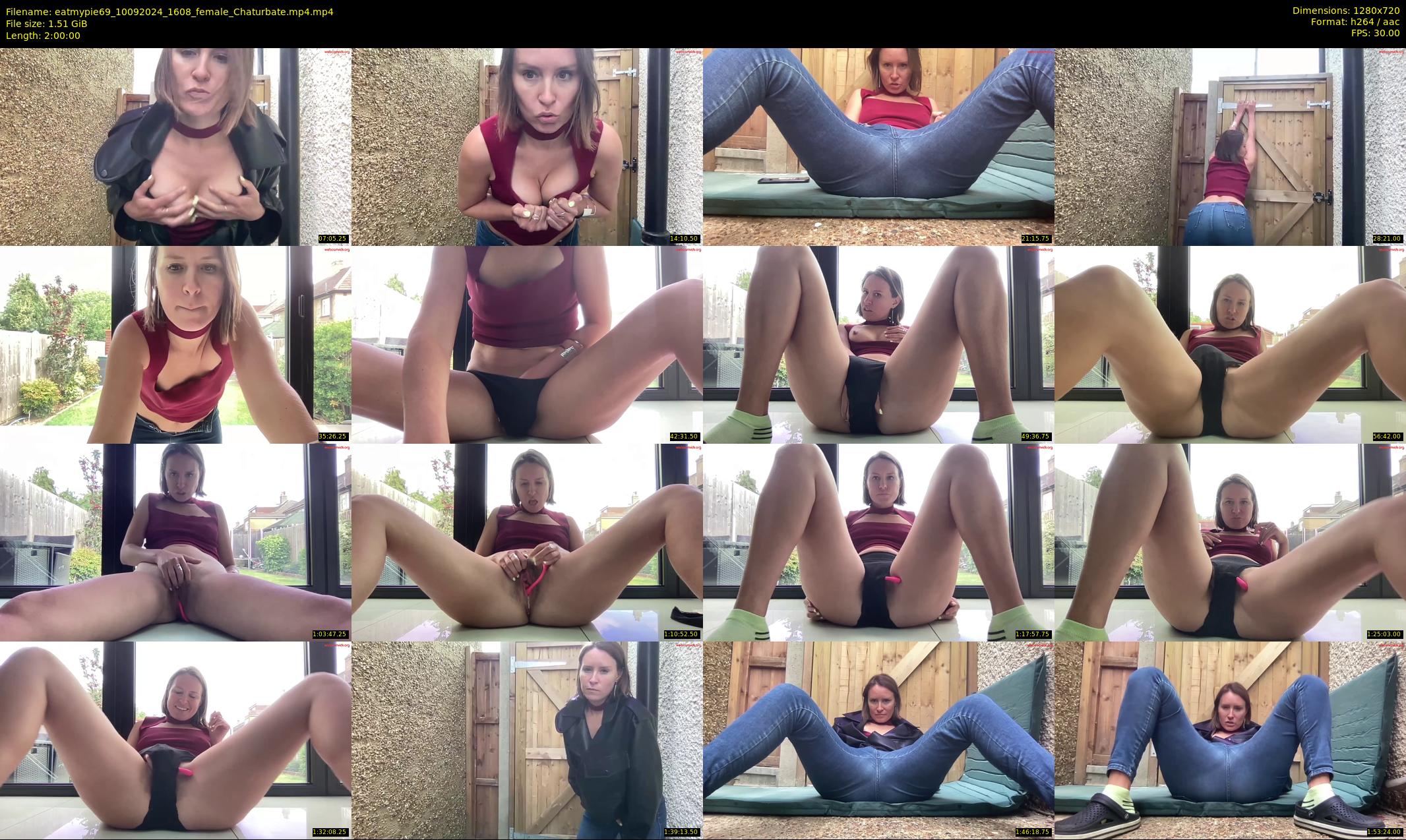 eatmypie69 — 120 minute Chaturbate female cam show recording, 720p, Sep 10, 2024