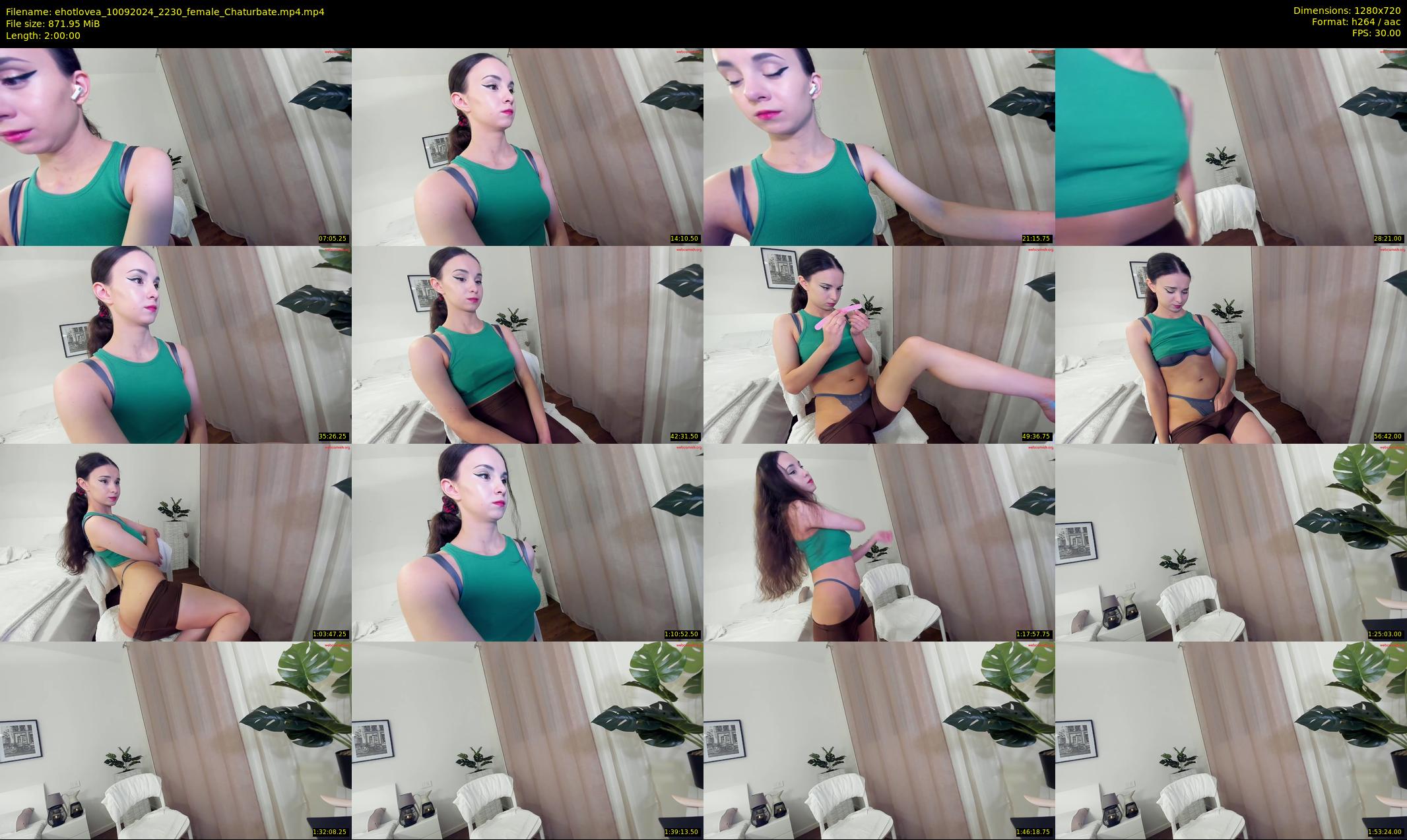 ehotlovea — 120 minute Chaturbate female cam show recording, 720p, Sep 10, 2024