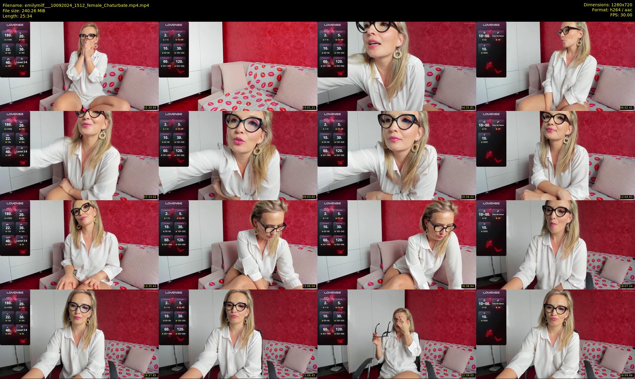 emilymilf__ — 26 minute Chaturbate female cam show recording, 720p, Sep 10, 2024