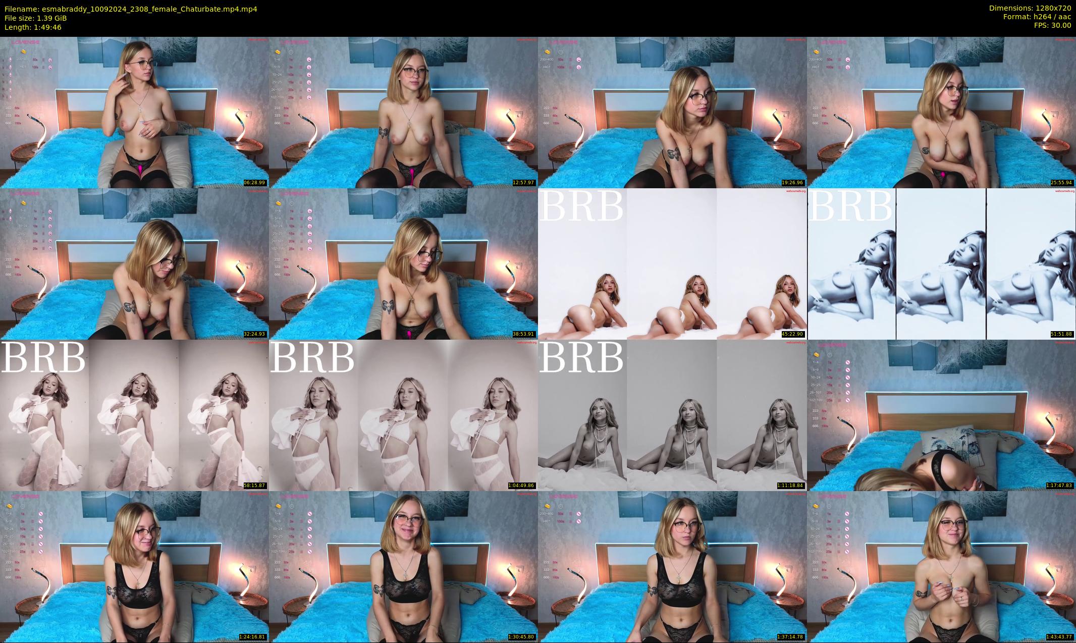 esmabraddy — 110 minute Chaturbate female cam show recording, 720p, Sep 10, 2024