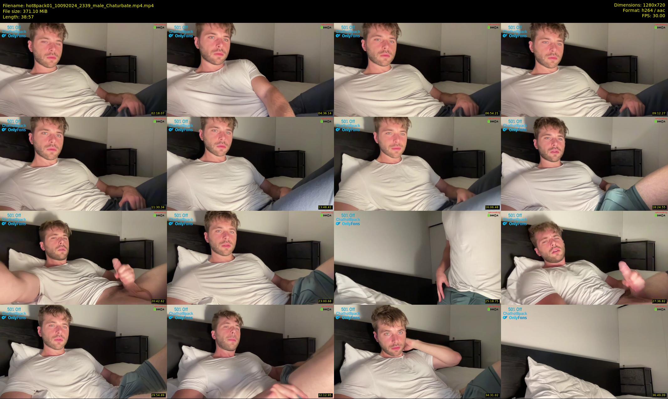 hot8pack01 — 39 minute Chaturbate male cam show recording, 720p, Sep 10, 2024