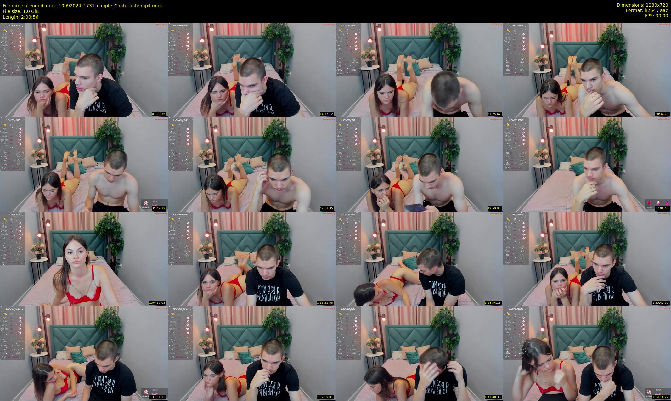 irenendconor — 121 minute Chaturbate couple cam show recording, 720p, Sep 10, 2024