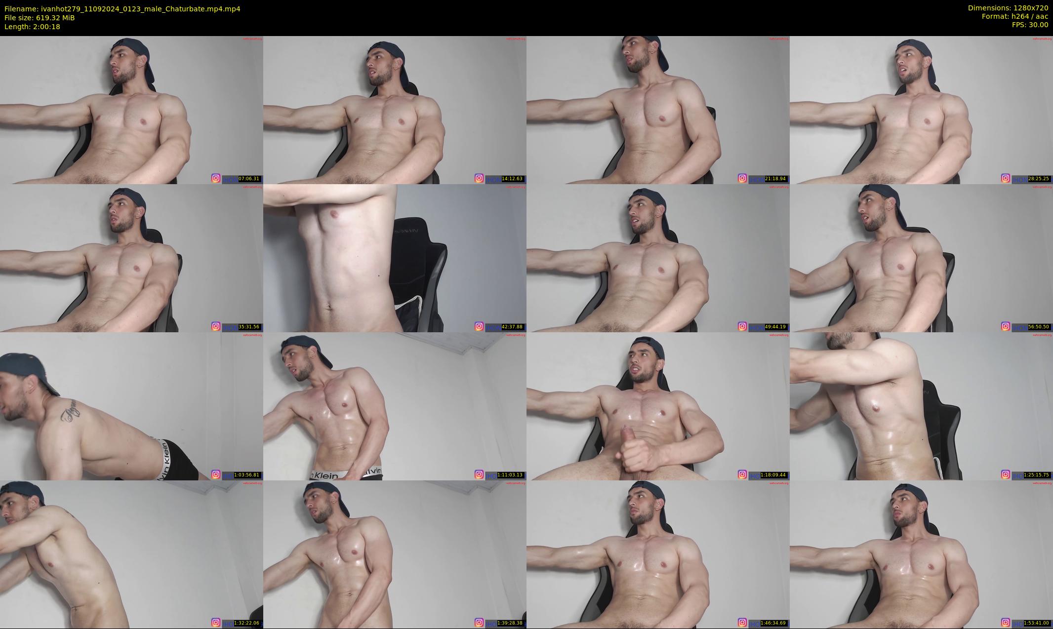 ivanhot279 — 121 minute Chaturbate male cam show recording, 720p, Sep 11, 2024