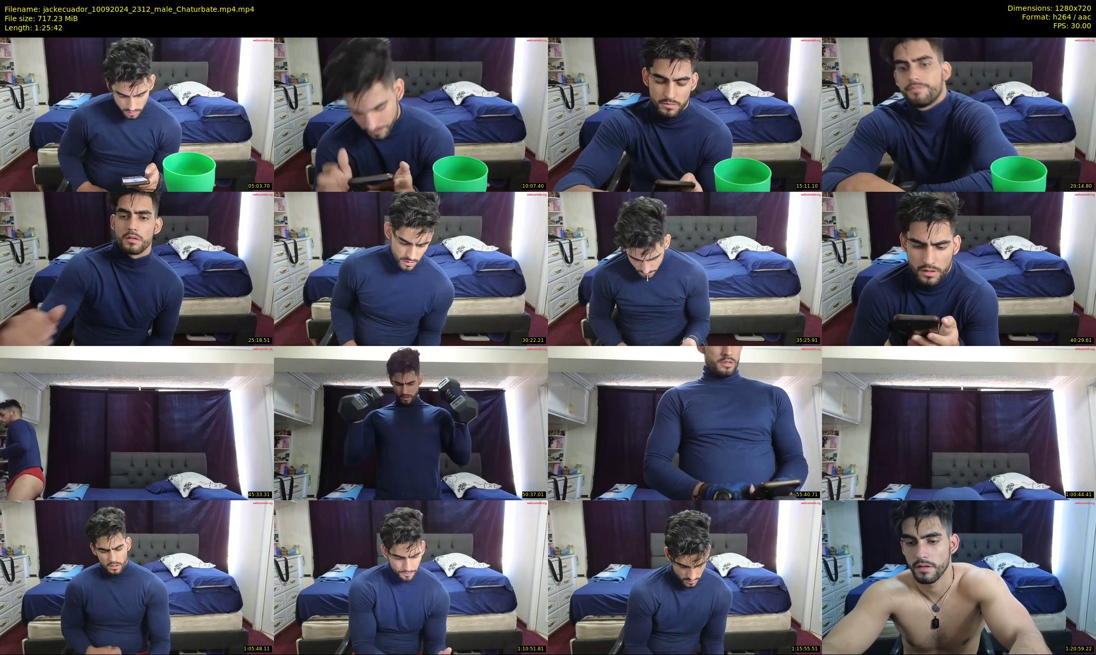jackecuador — 86 minute Chaturbate male cam show recording, 720p, Sep 10, 2024