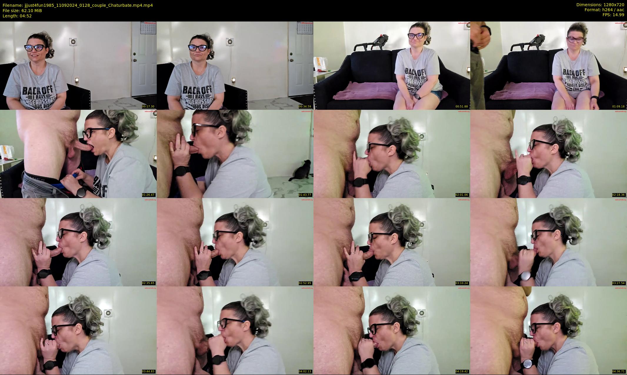 jjjust4fun1985 — 5 minute Chaturbate couple cam show recording, 720p, Sep 11, 2024