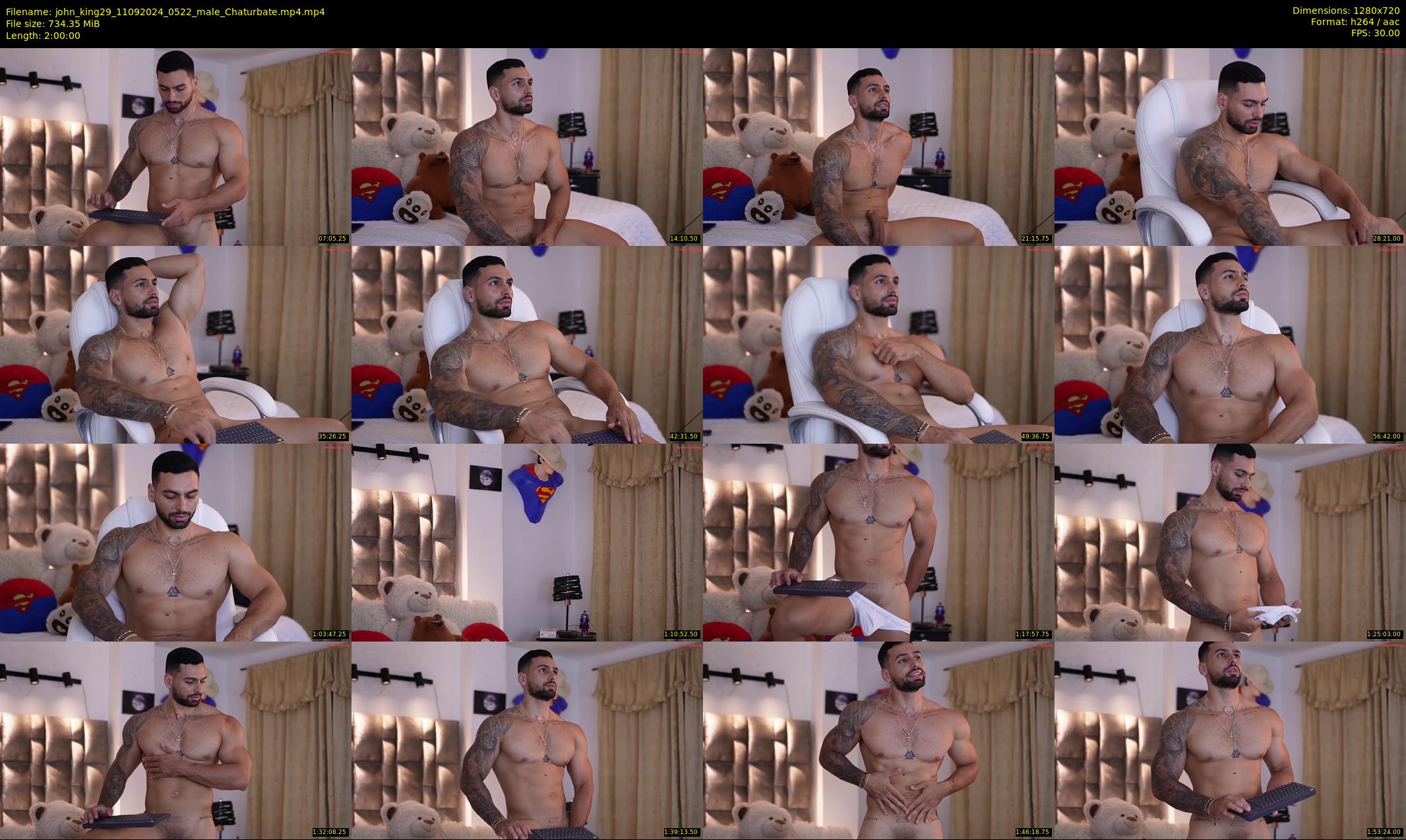 john_king29 — 120 minute Chaturbate male cam show recording, 720p, Sep 11, 2024