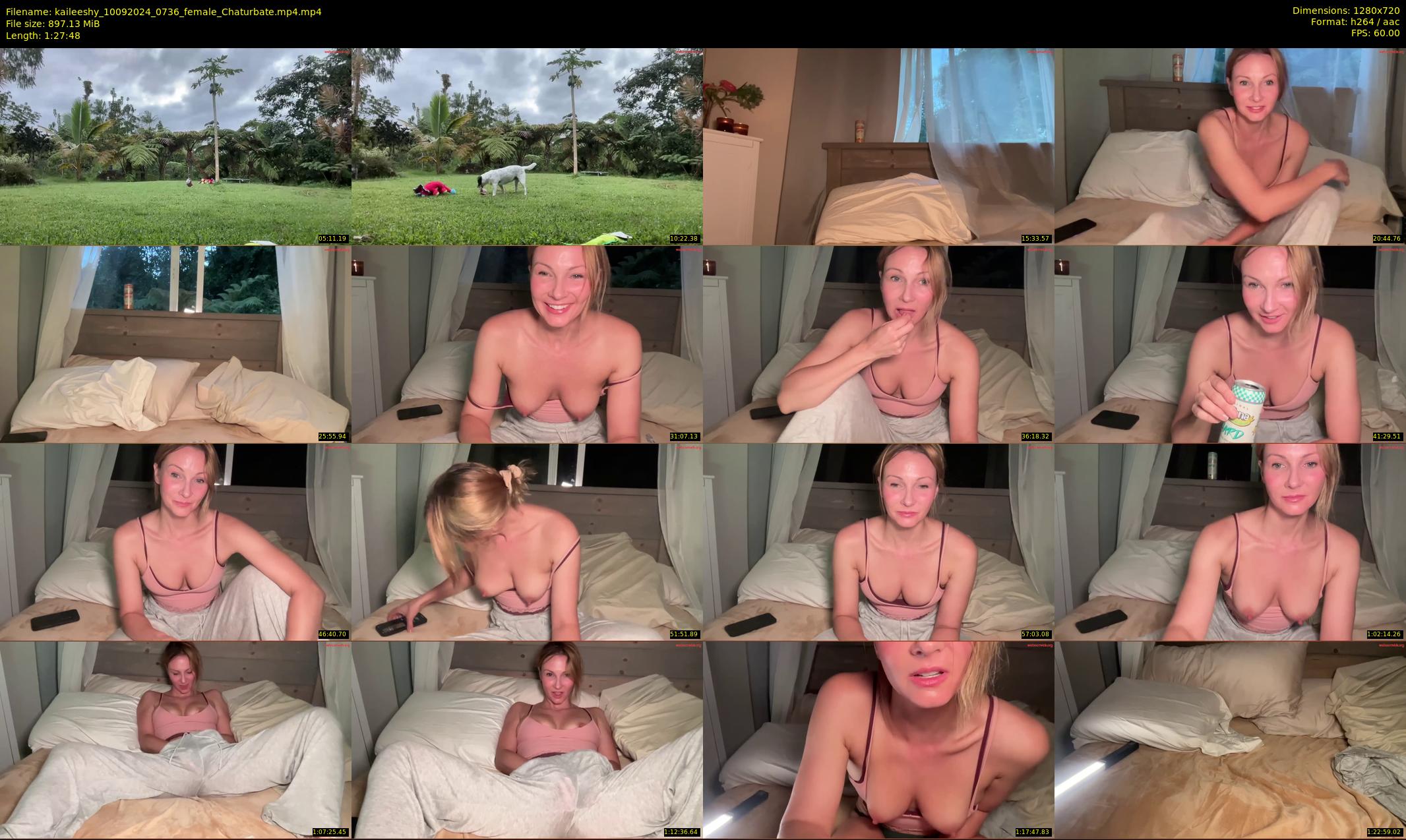 kaileeshy — 88 minute Chaturbate female cam show recording, 720p, Sep 10, 2024