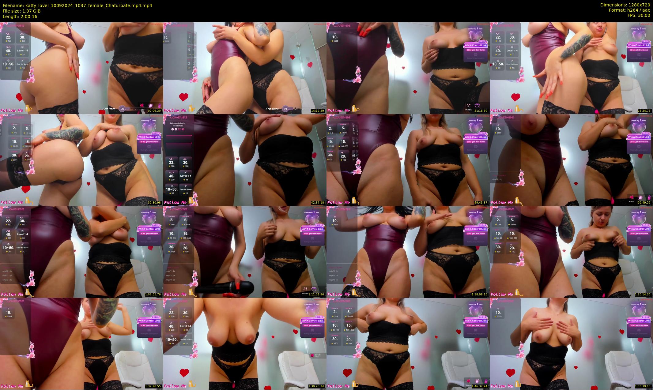 katty_lovel — 121 minute Chaturbate female cam show recording, 720p, Sep 10, 2024