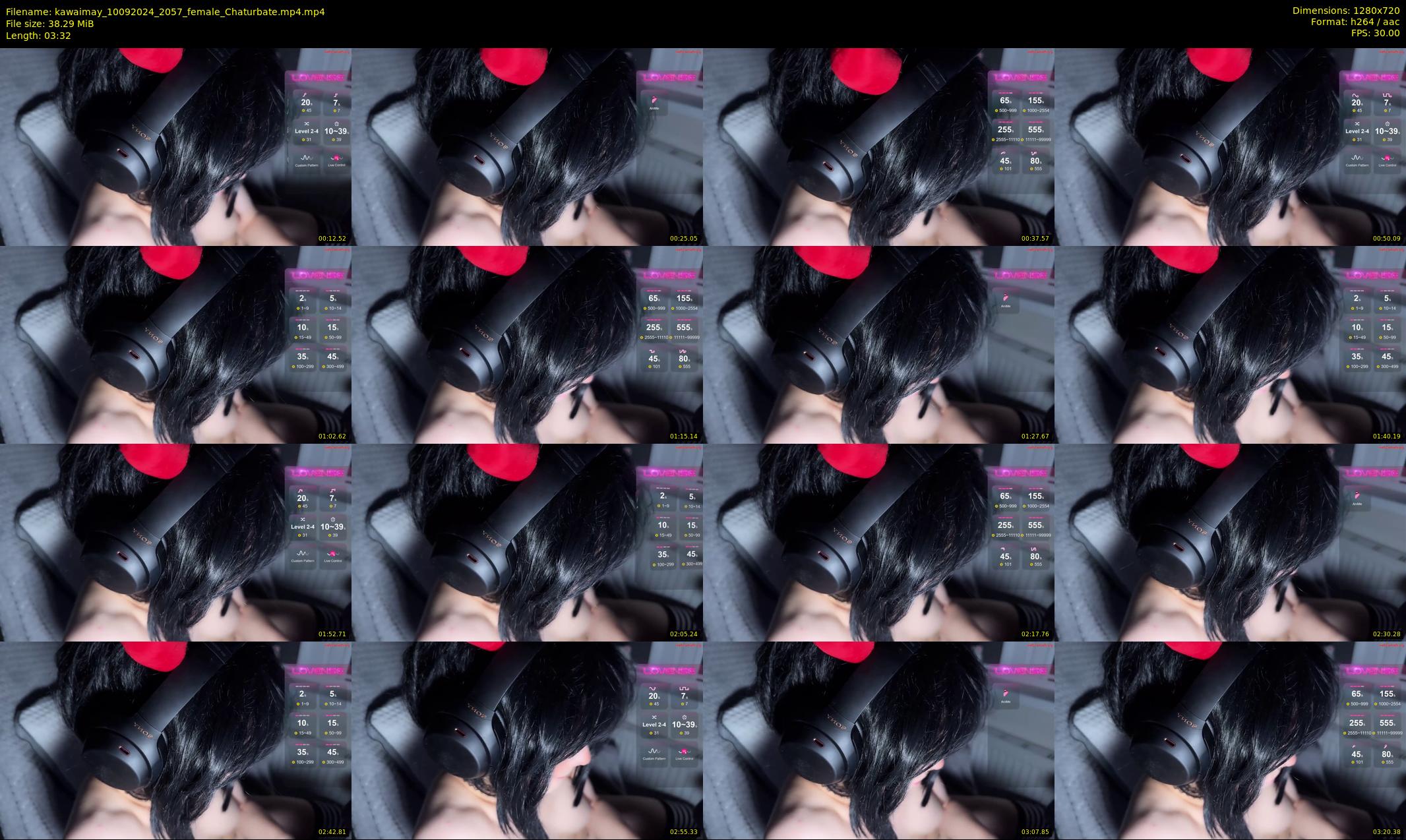 kawaimay — 4 minute Chaturbate female cam show recording, 720p, Sep 10, 2024
