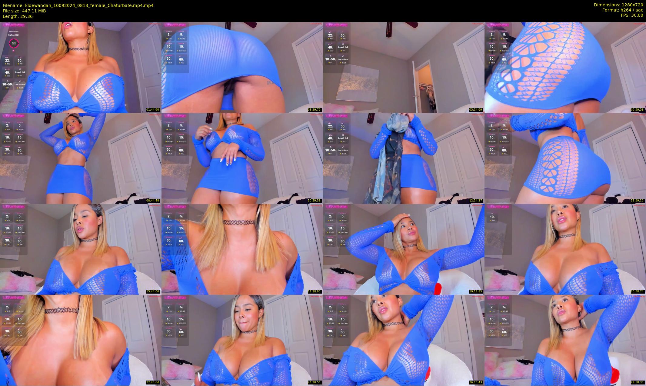 kloewandan — 30 minute Chaturbate female cam show recording, 720p, Sep 10, 2024