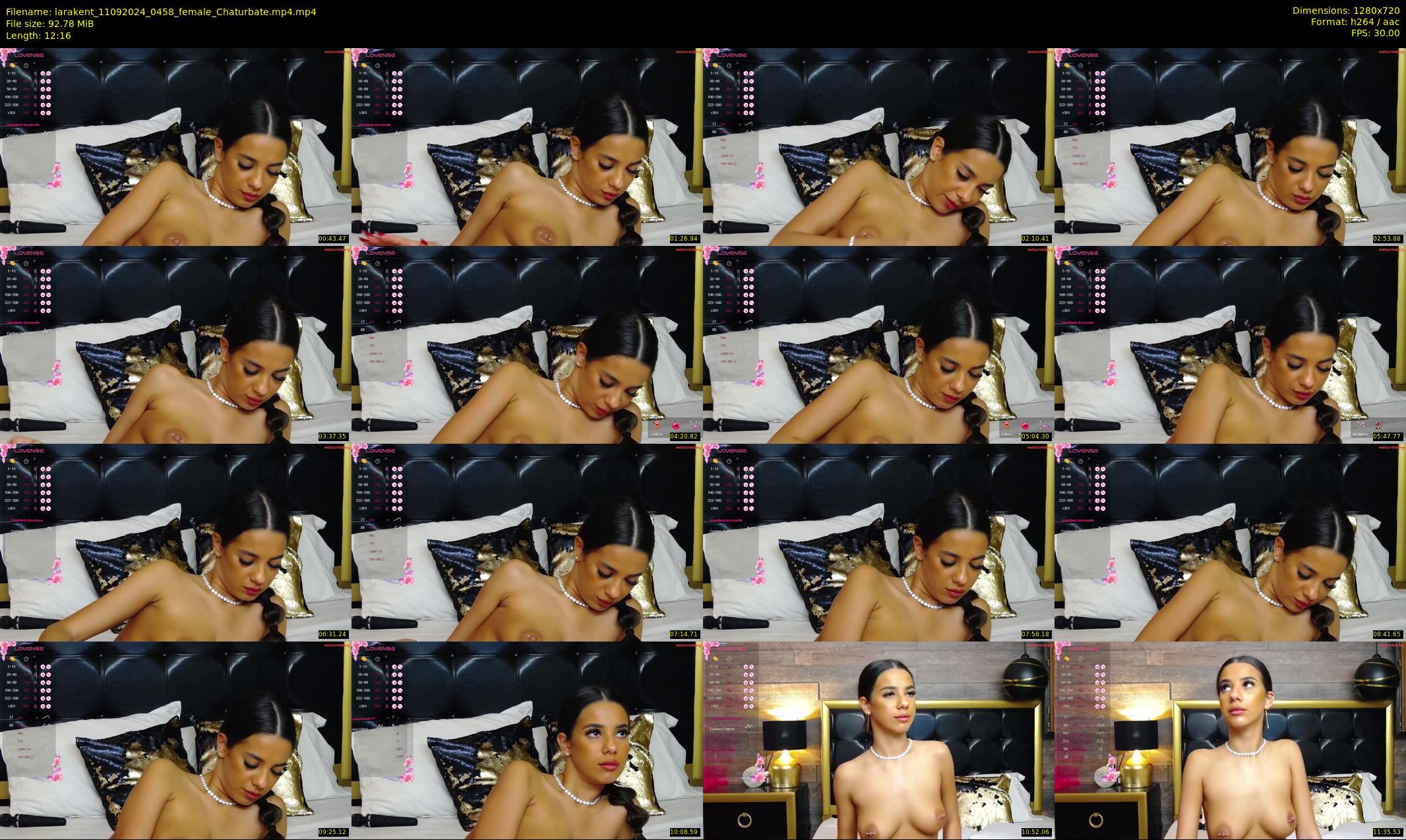 larakent — 13 minute Chaturbate female cam show recording, 720p, Sep 11, 2024