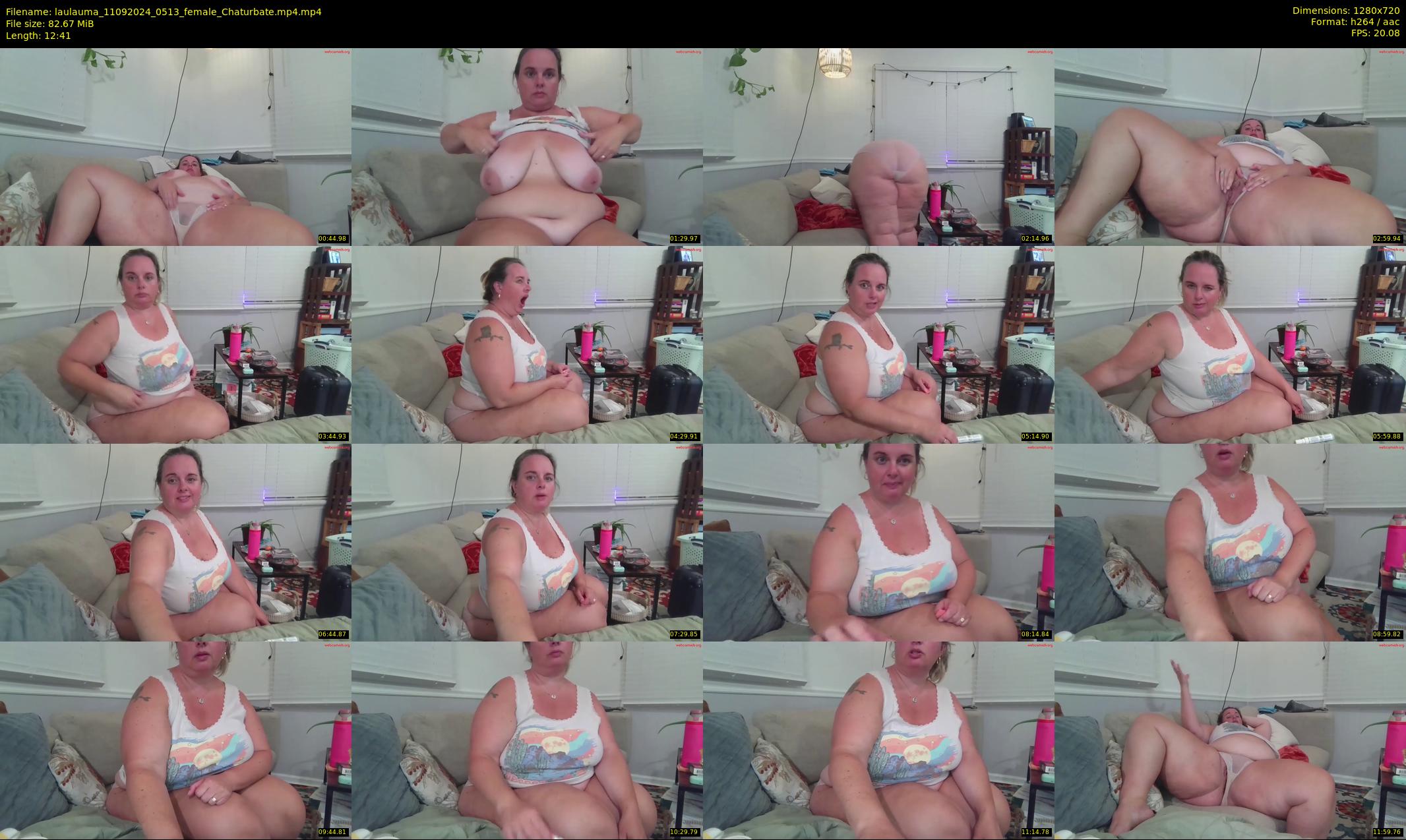 laulauma — 13 minute Chaturbate female cam show recording, 720p, Sep 11, 2024